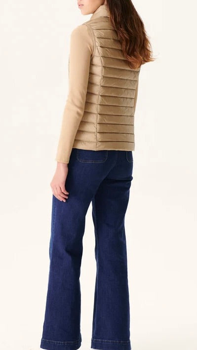 DOUDOUNE SANS MANCHES JOTT SEDA BEIGE