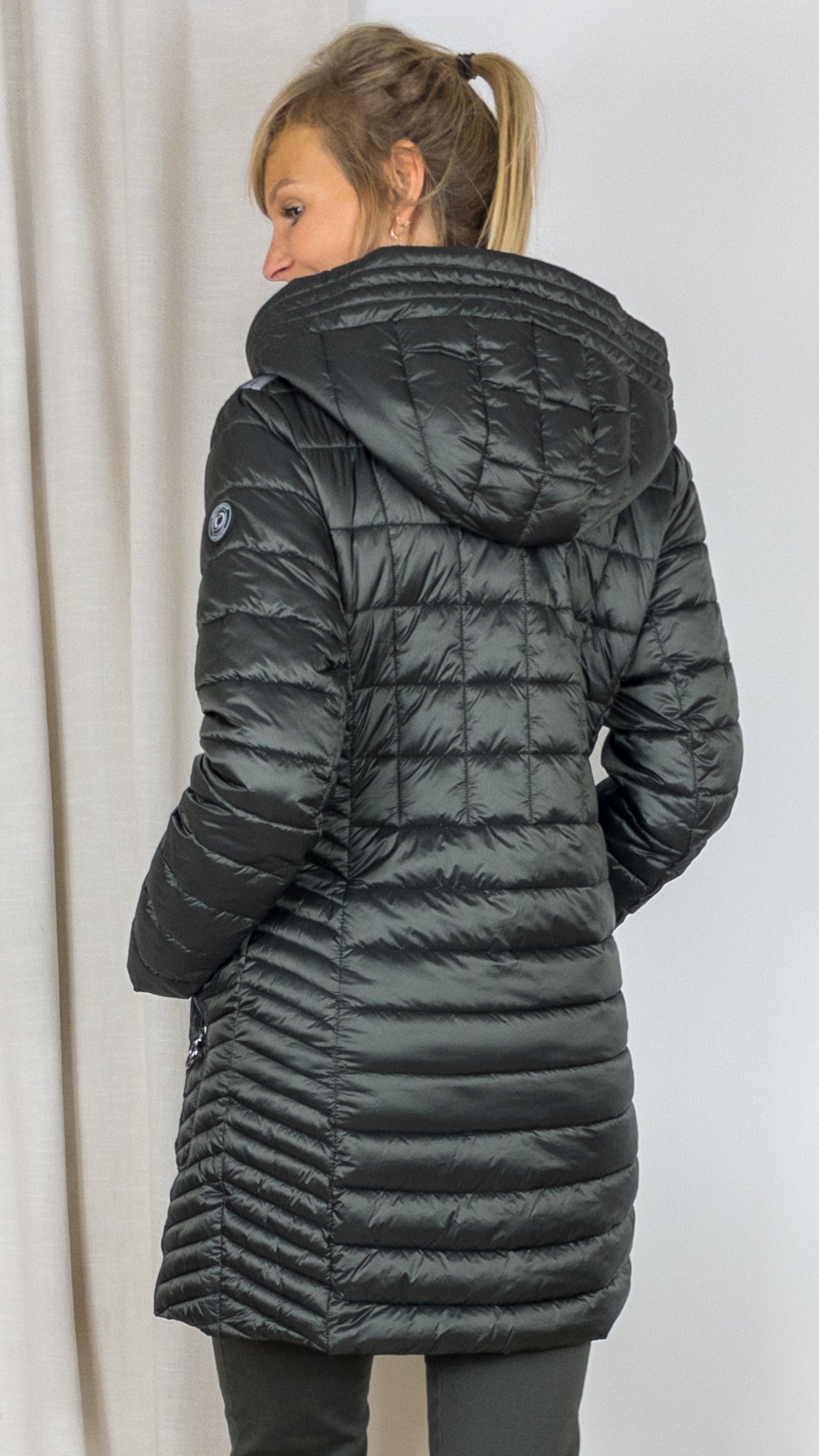 DOUDOUNE MI LONGUE MATELASSEE BETTY BARCLAY 7504 1549 KAKI