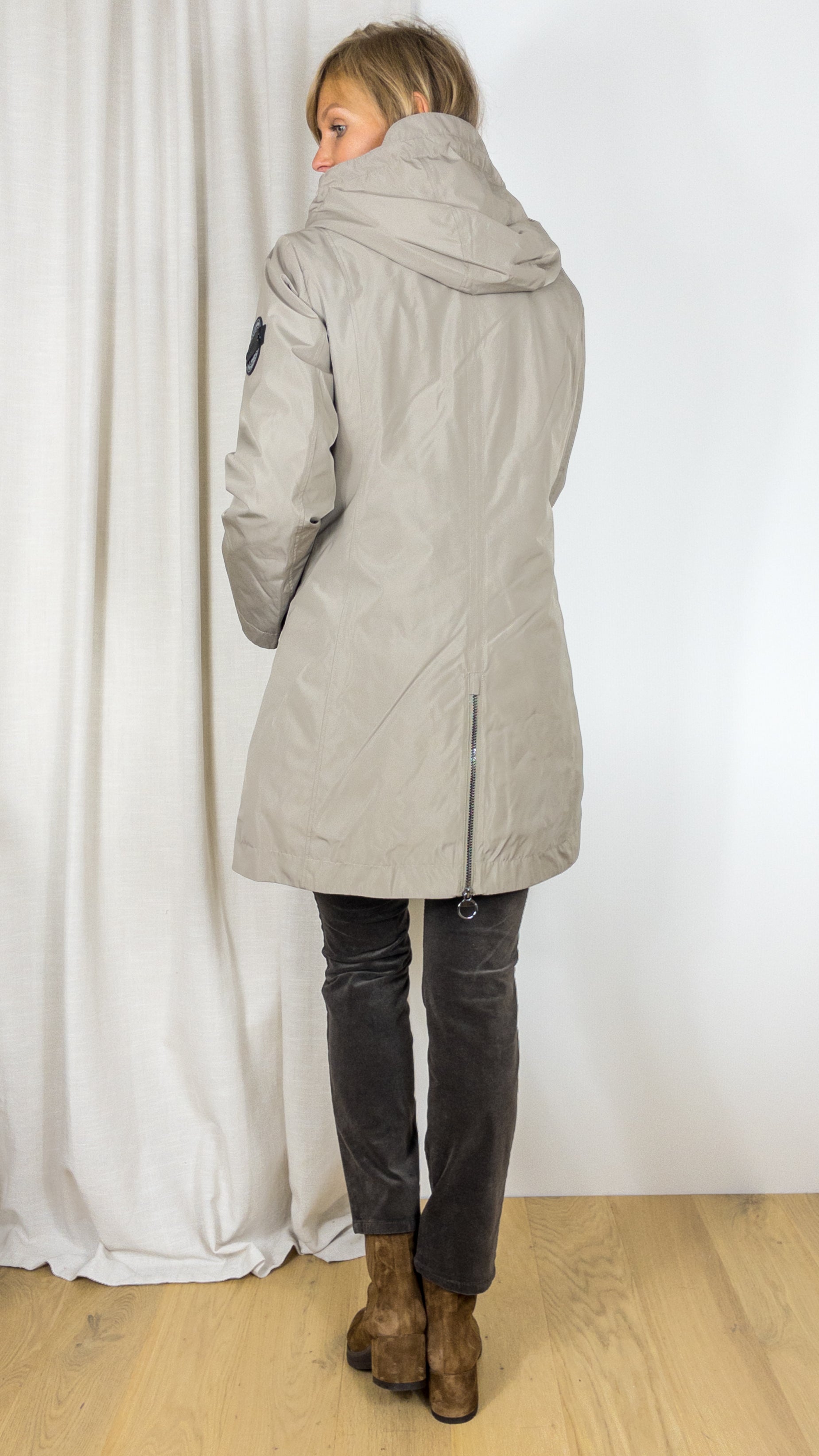 PARKA TRAPEZE BETTY BARCLAY 7534 2903 TAUPE