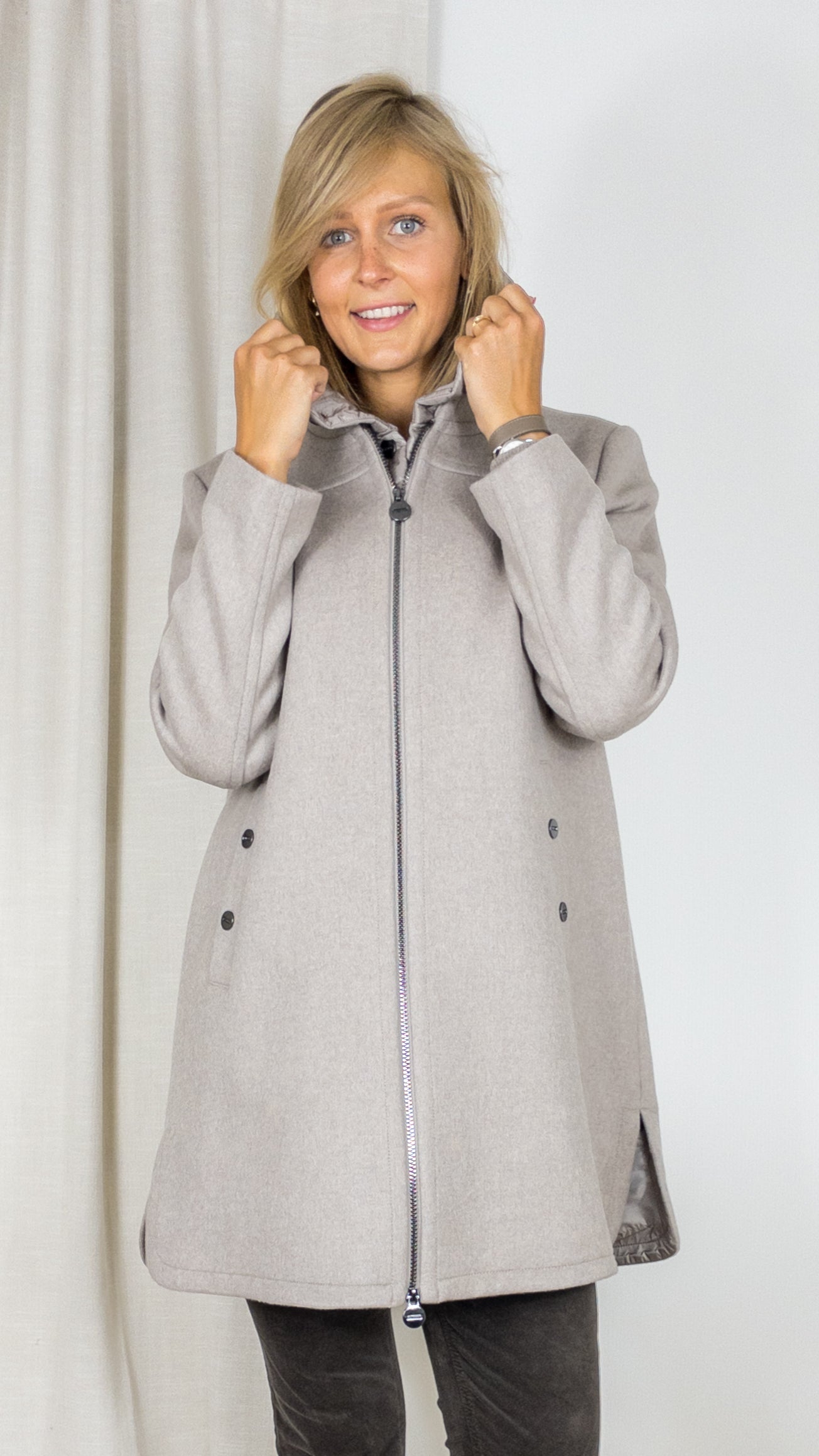 MANTEAU 2 EN 1 BETTY BARCLAY 7555 1553 TAUPE