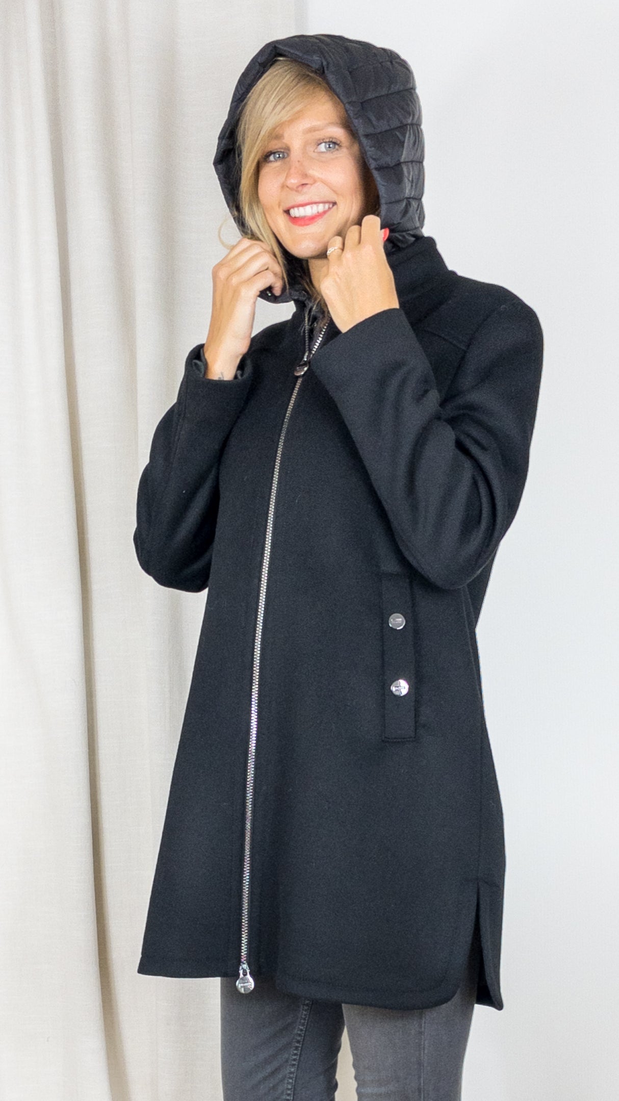 MANTEAU 2 EN 1 BETTY BARCLAY 7555 1553 NOIR