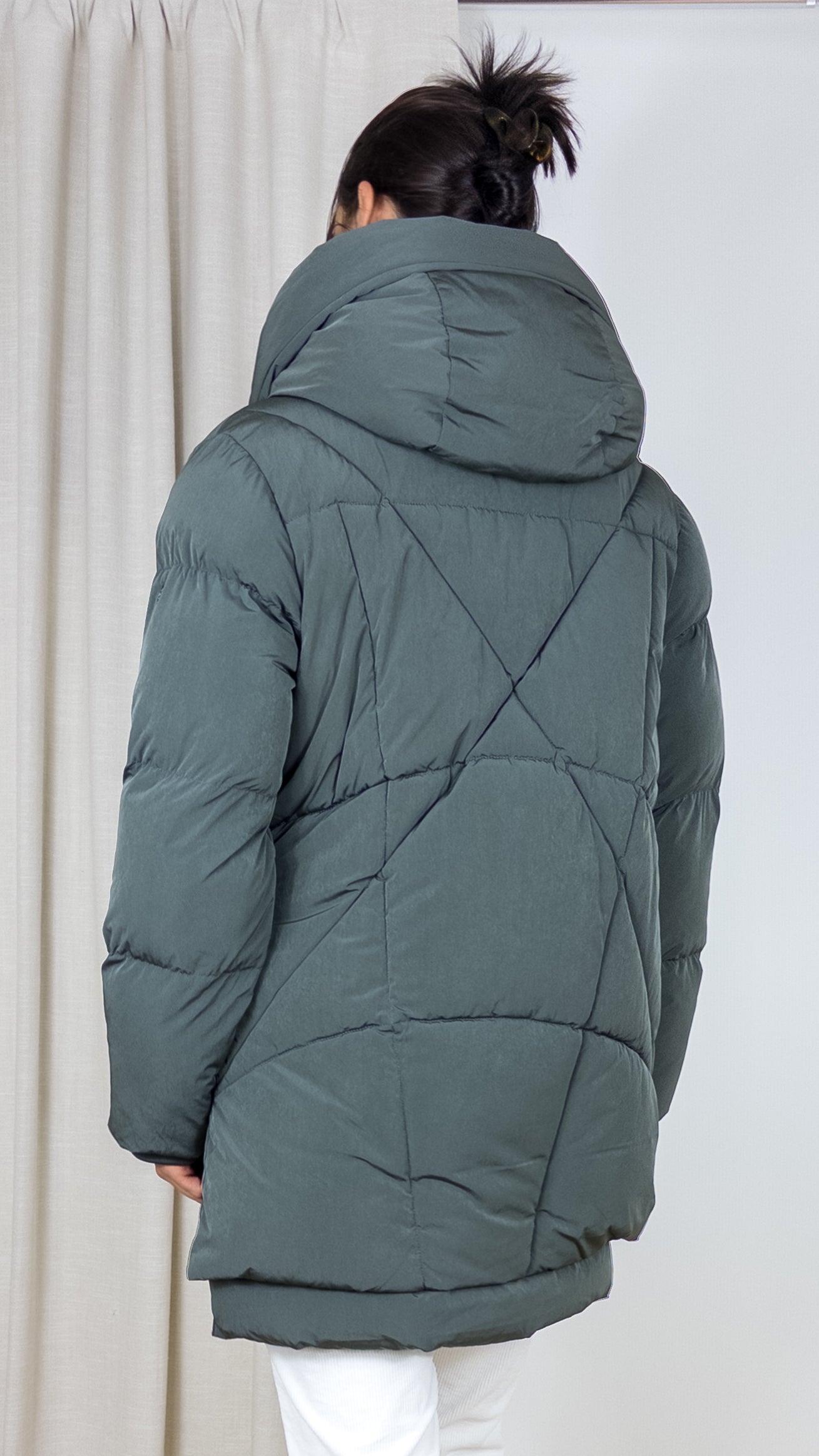 DOUDOUNE BLONDE N°8 FROST KAKI FONCE