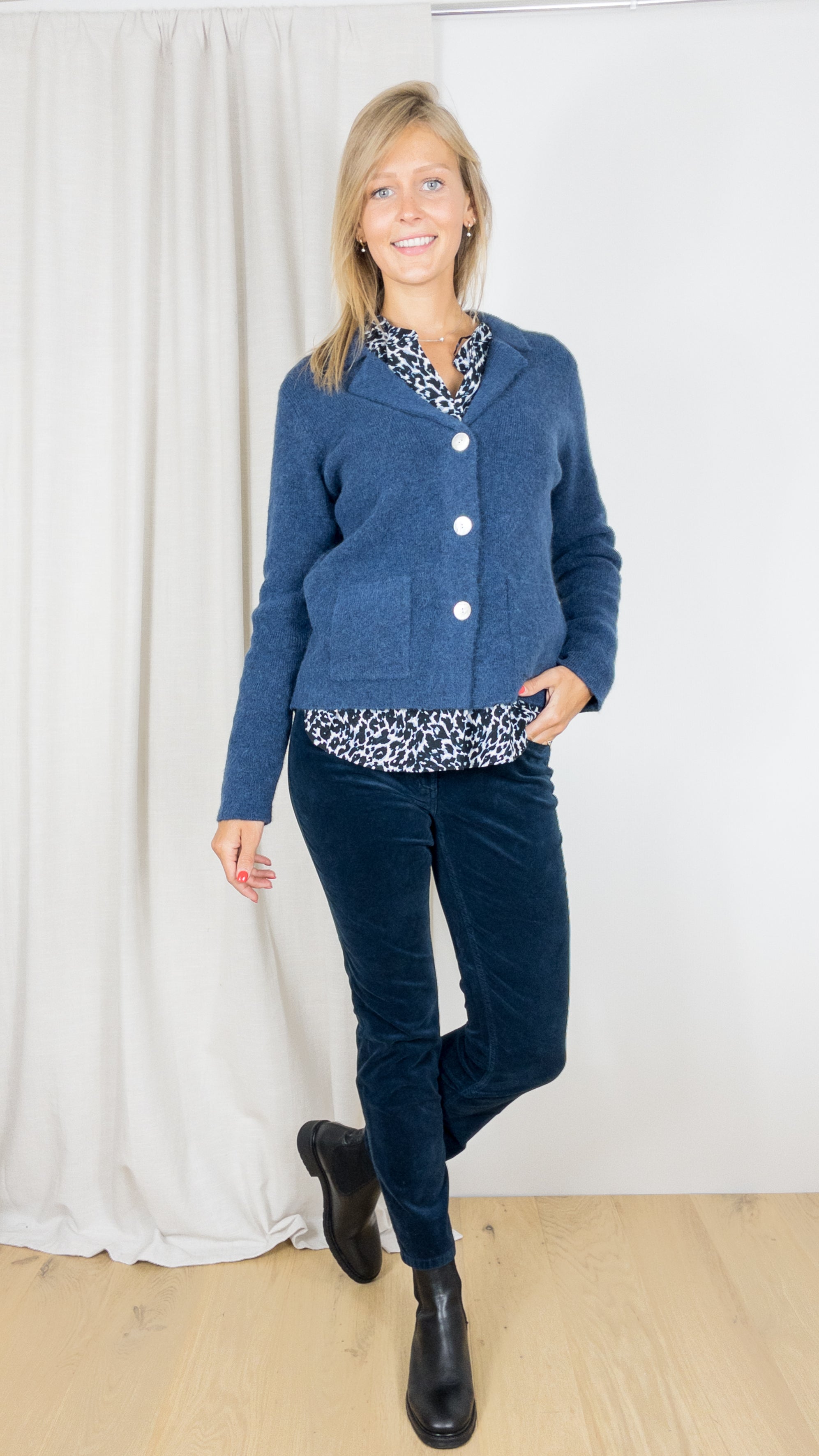 GILET GERRY WEBER 230043 35722 INDIGO