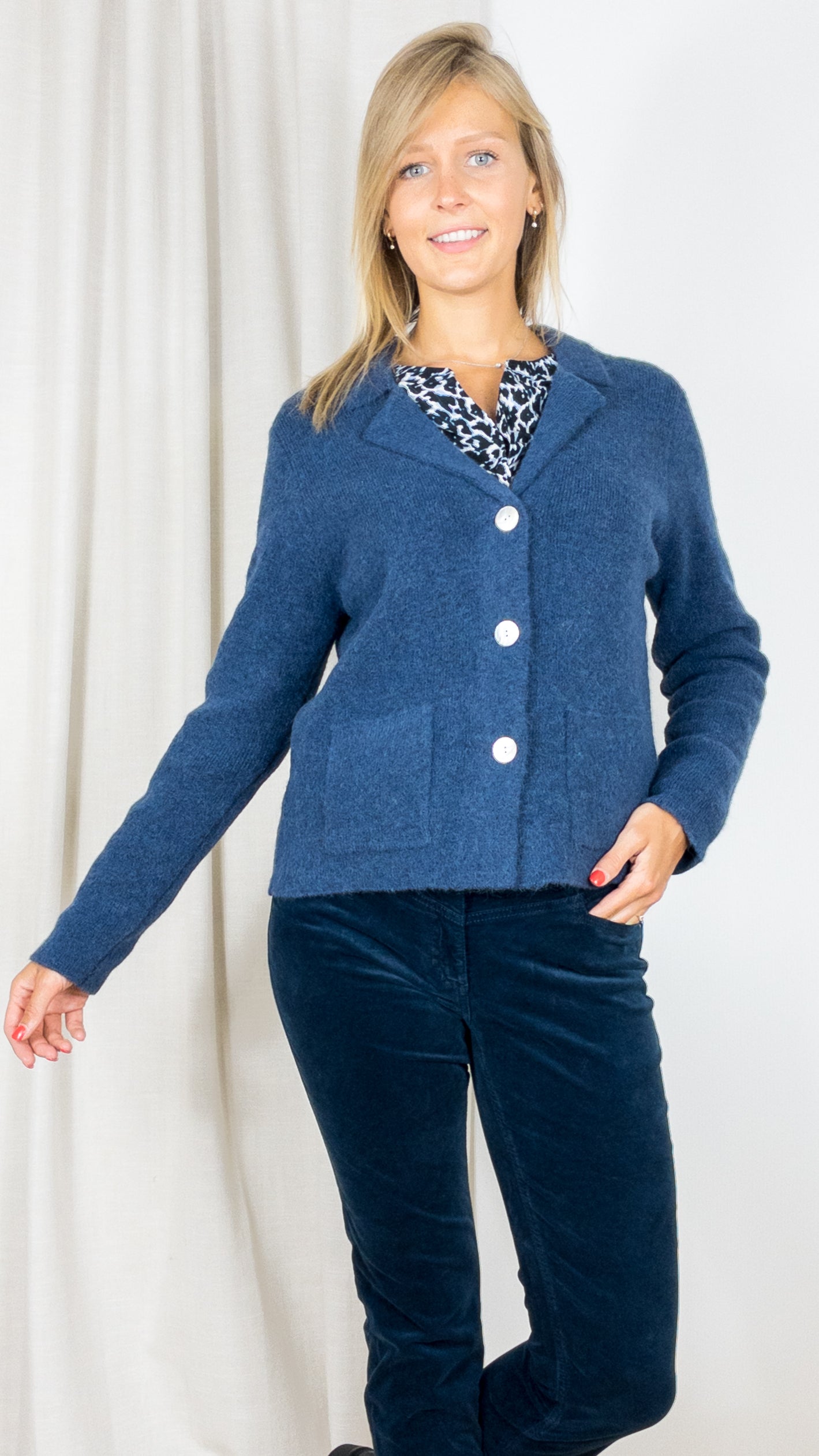 GILET GERRY WEBER 230043 35722 INDIGO