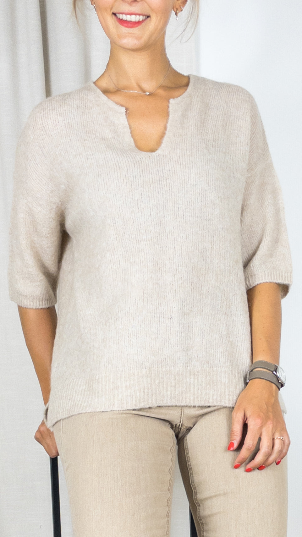 PULL GERRY WEBER 271004 35703 BEIGE