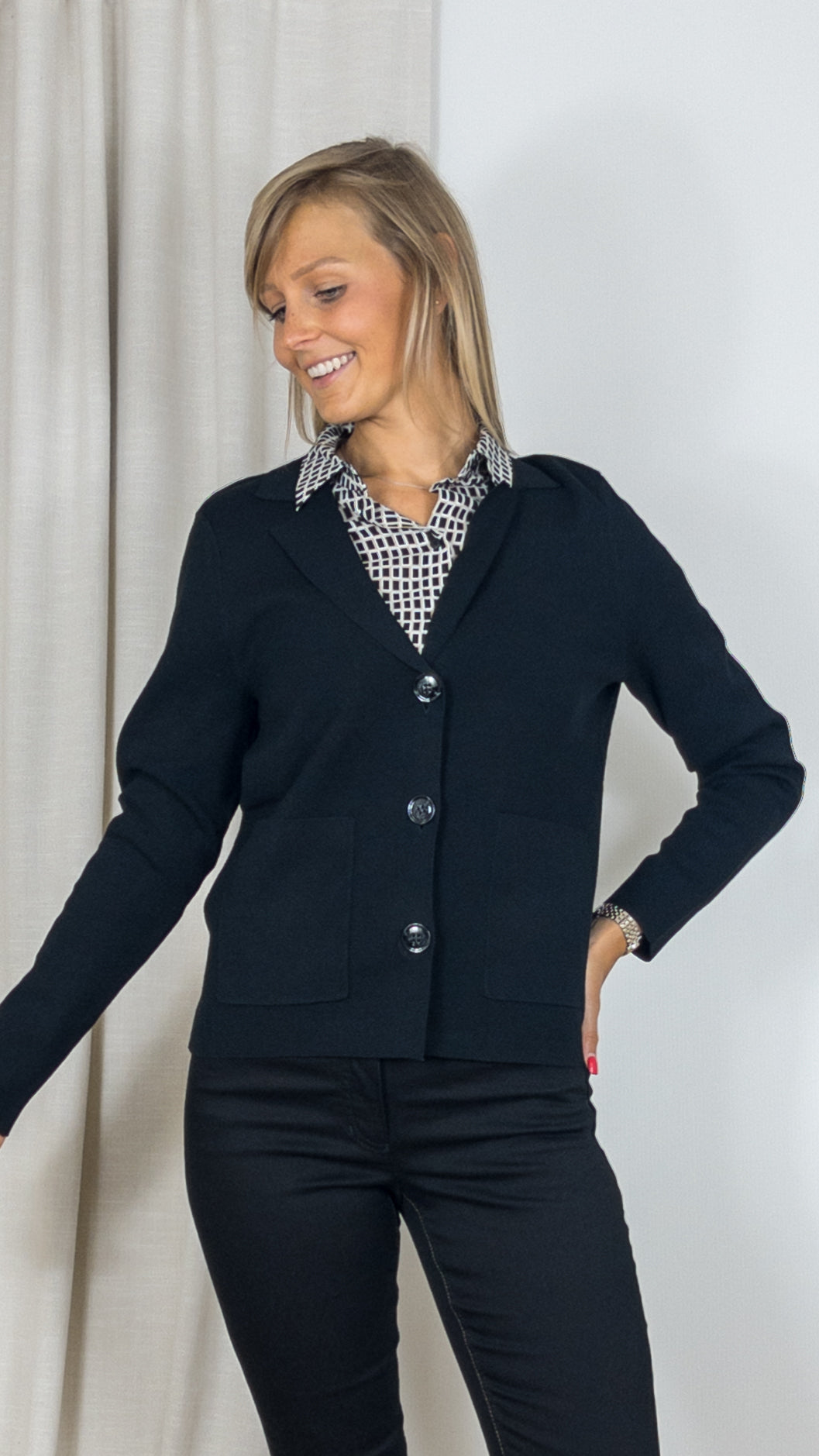 GILET GERRY WEBER 130201 44713 NOIR