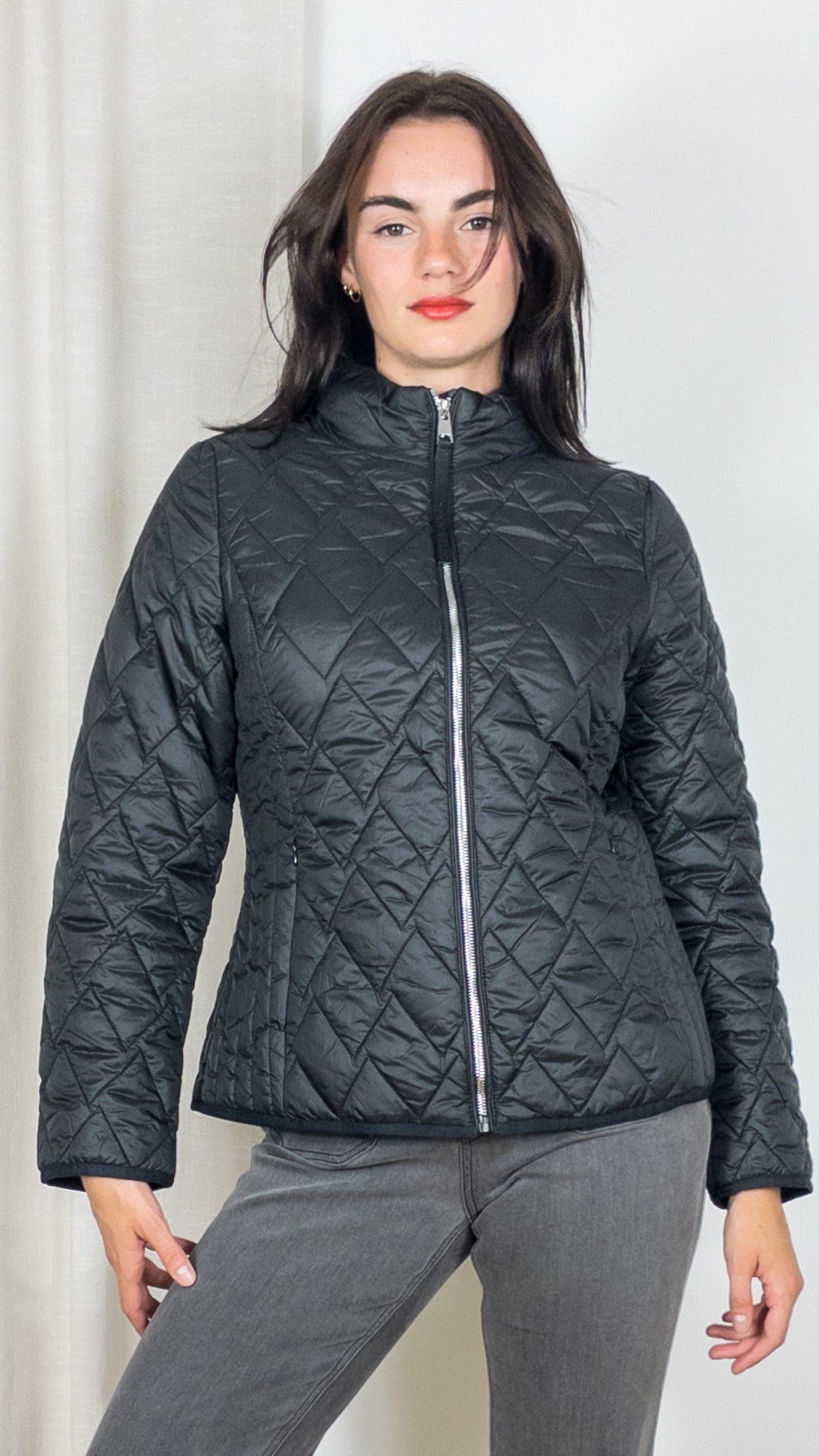 DOUDOUNE FINE ZIPPEE 955014 31193 GERRY WEBER NOIR