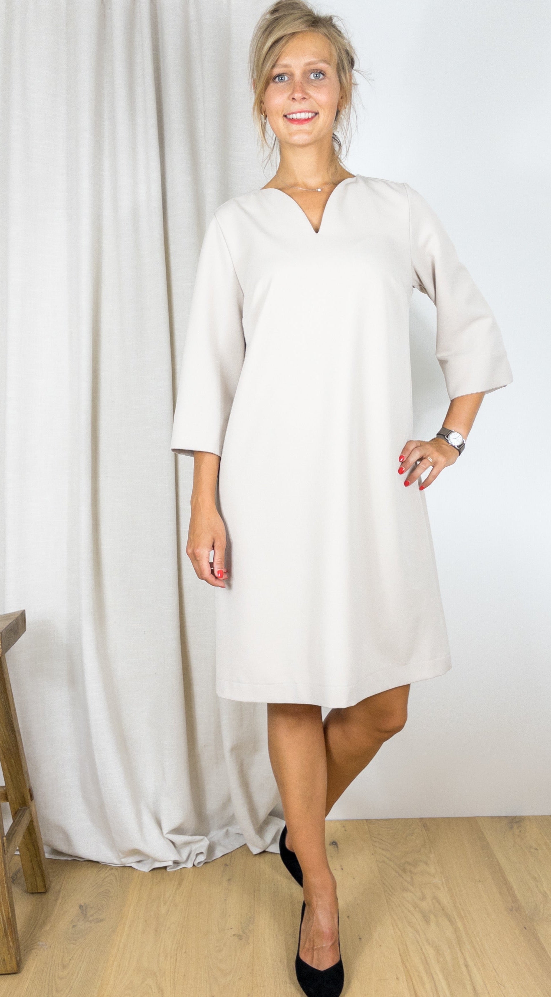 ROBE DROITE SOMMERMANN PIACENZA BEIGE