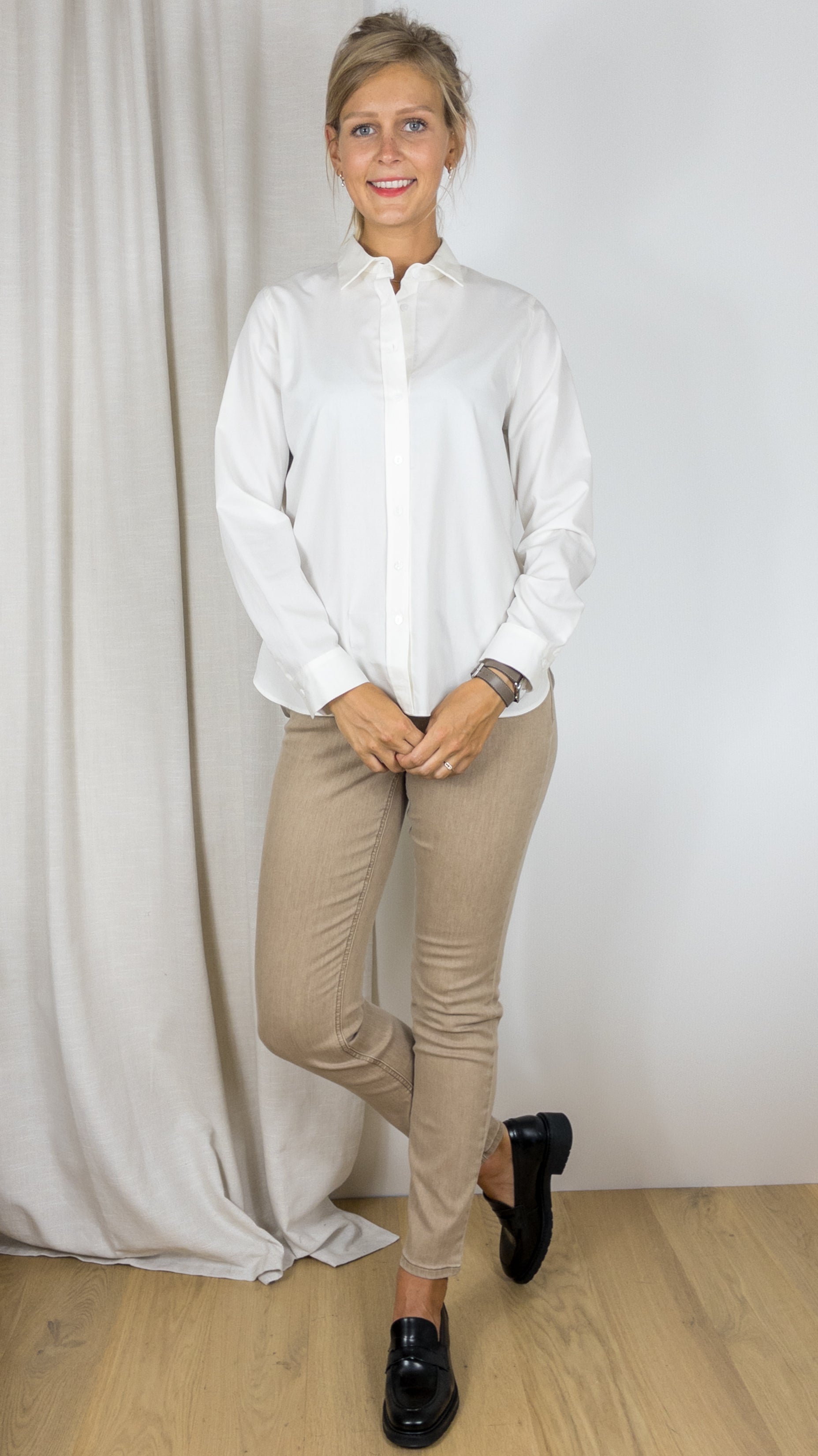 CHEMISE EN LAINE ENIE SOMMERMANN ECRU