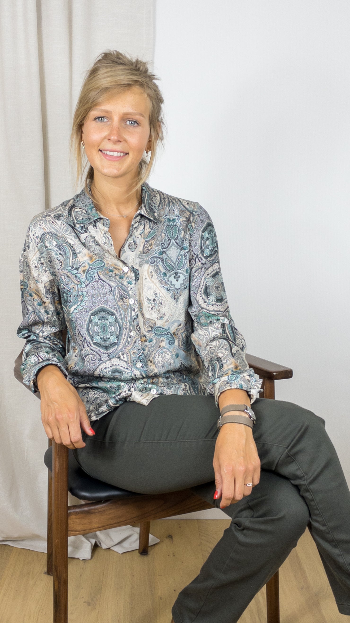 CHEMISE FLUIDE IMPRIMEE CACHEMIRE CHERIE SOMMERMANN