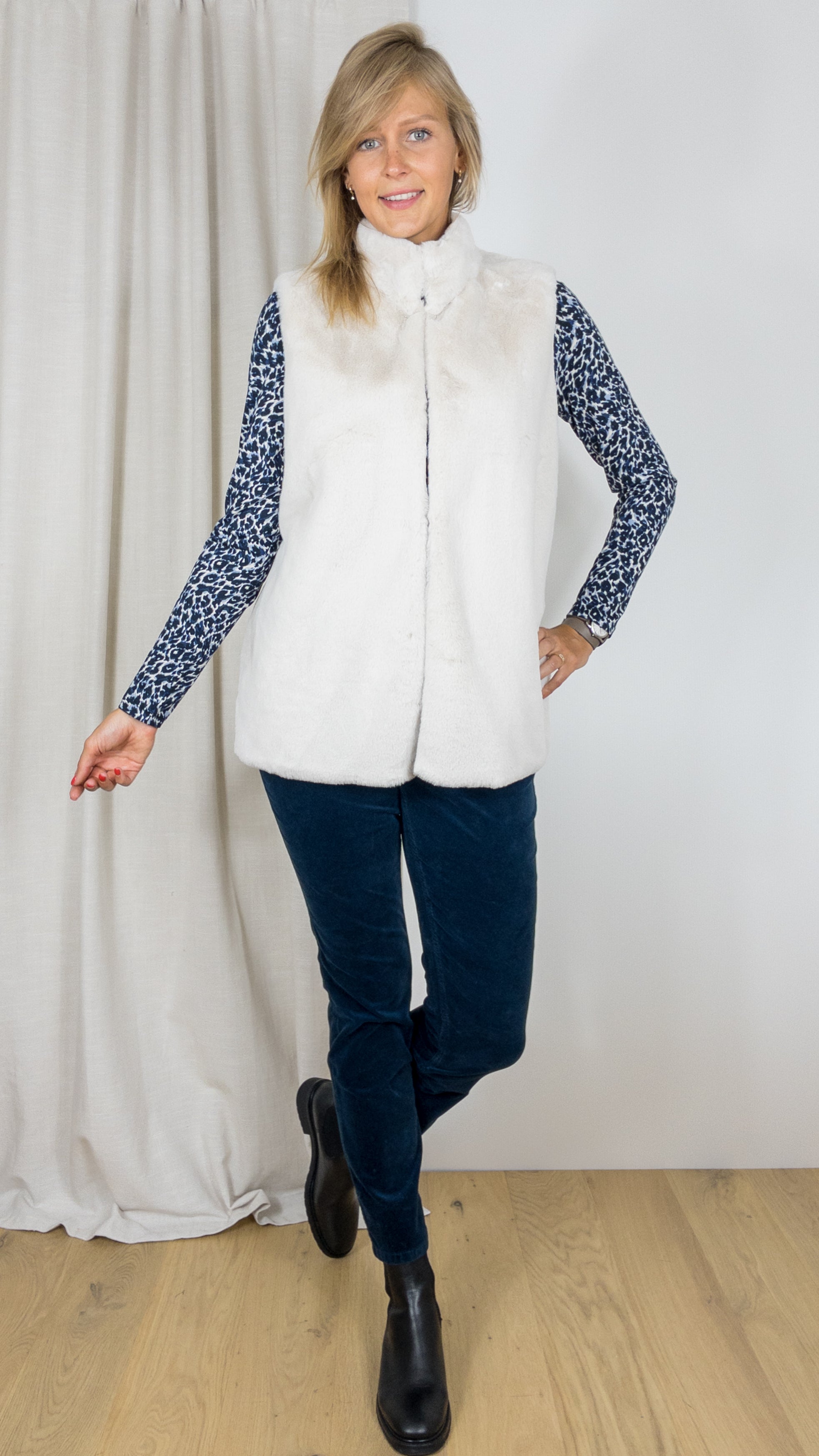 GILET EN FAUSSE FOURRURE SANS MANCHES COSY SOMMERMANN