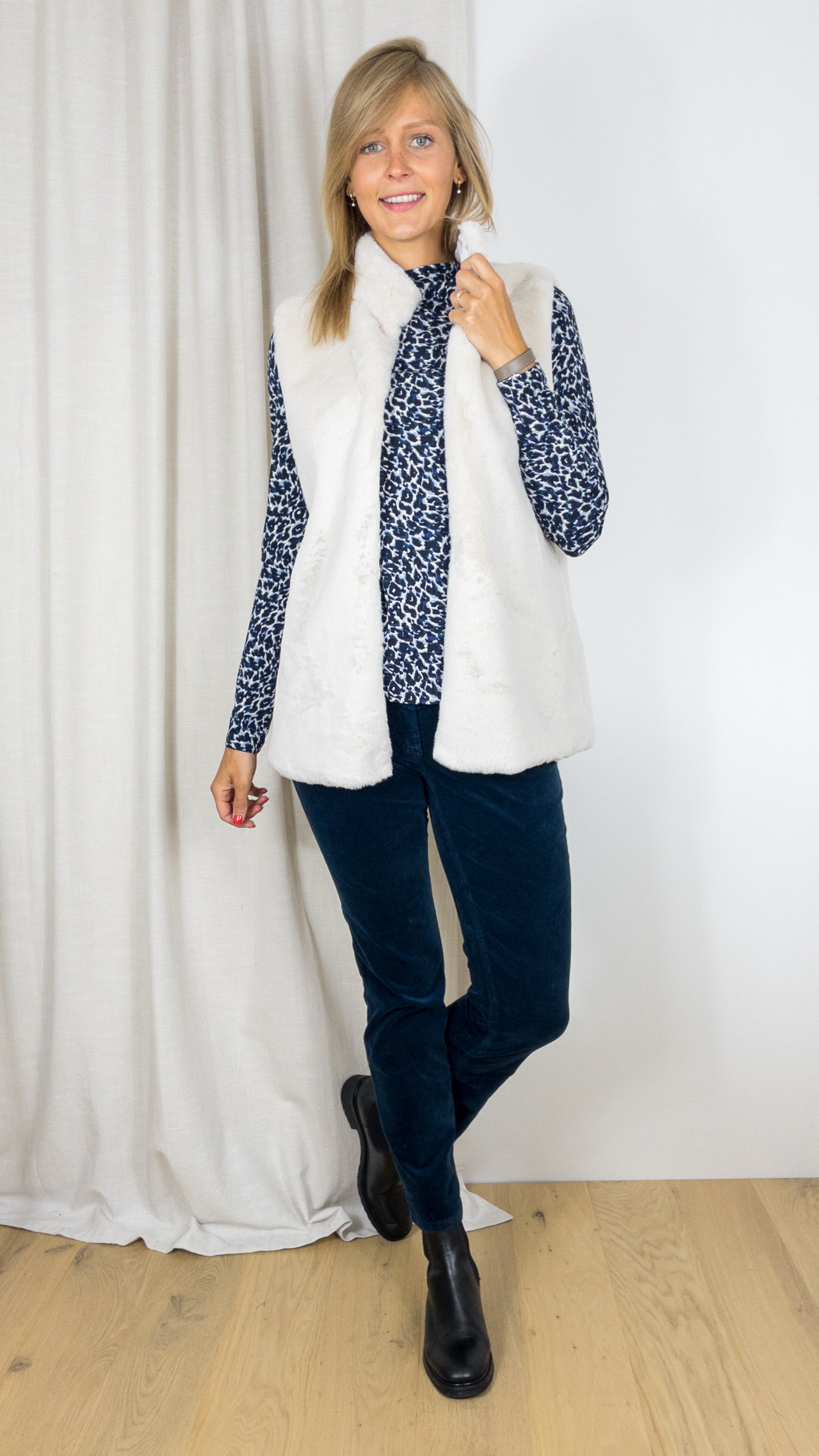 GILET EN FAUSSE FOURRURE SANS MANCHES COSY SOMMERMANN