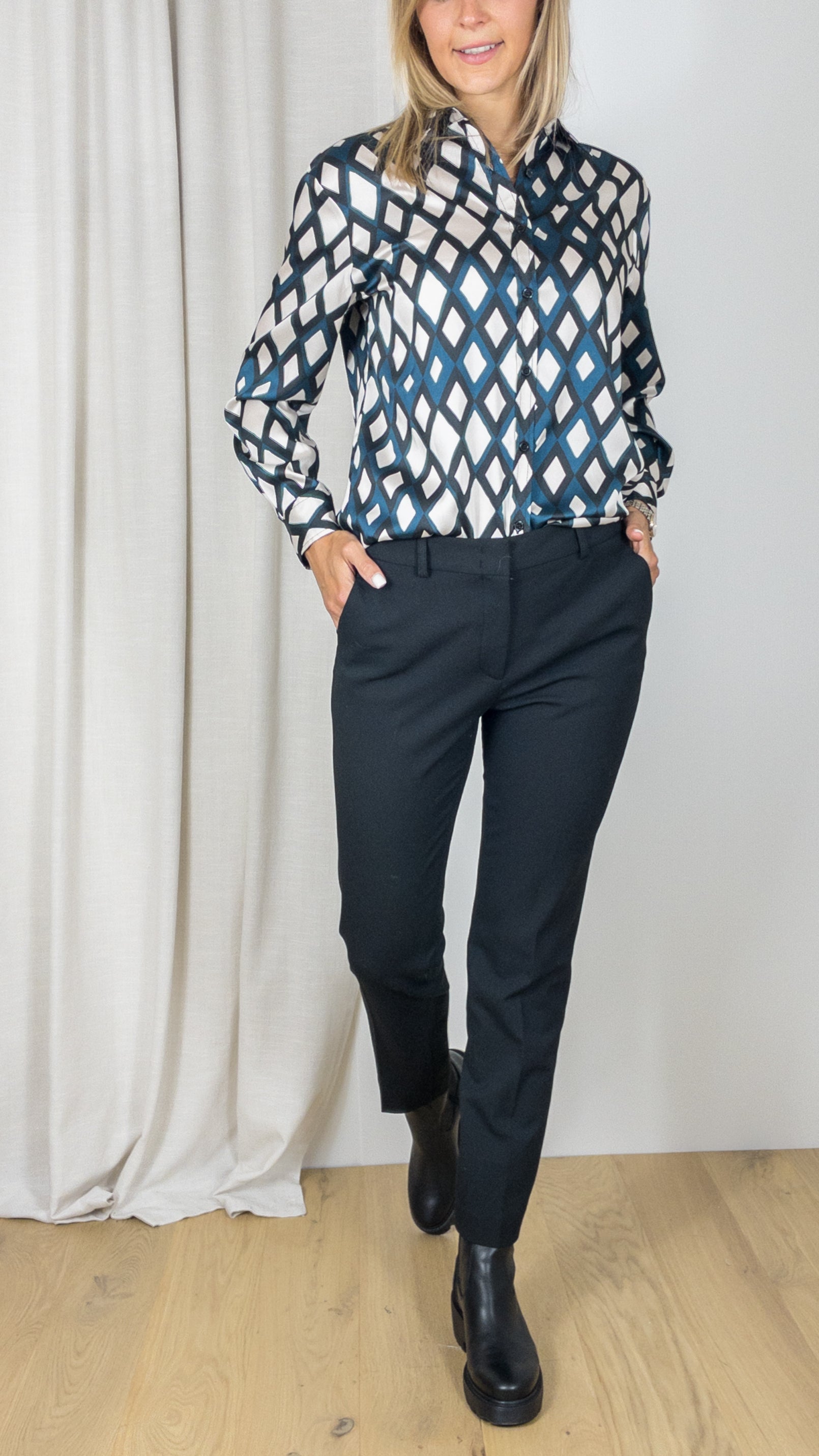 PANTALON DROIT GERARD DAREL EMANUELLA NOIR