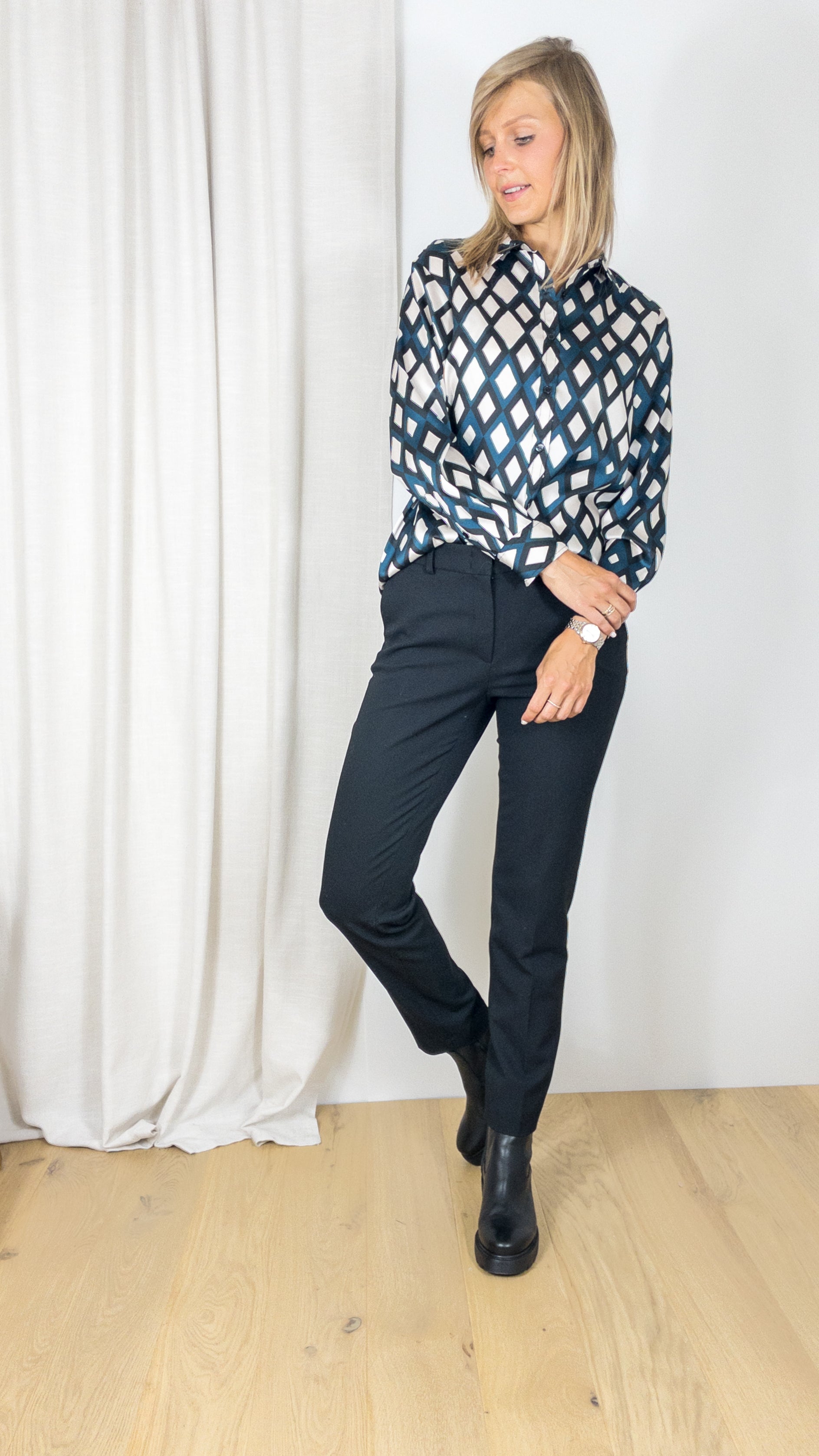 PANTALON DROIT GERARD DAREL EMANUELLA NOIR