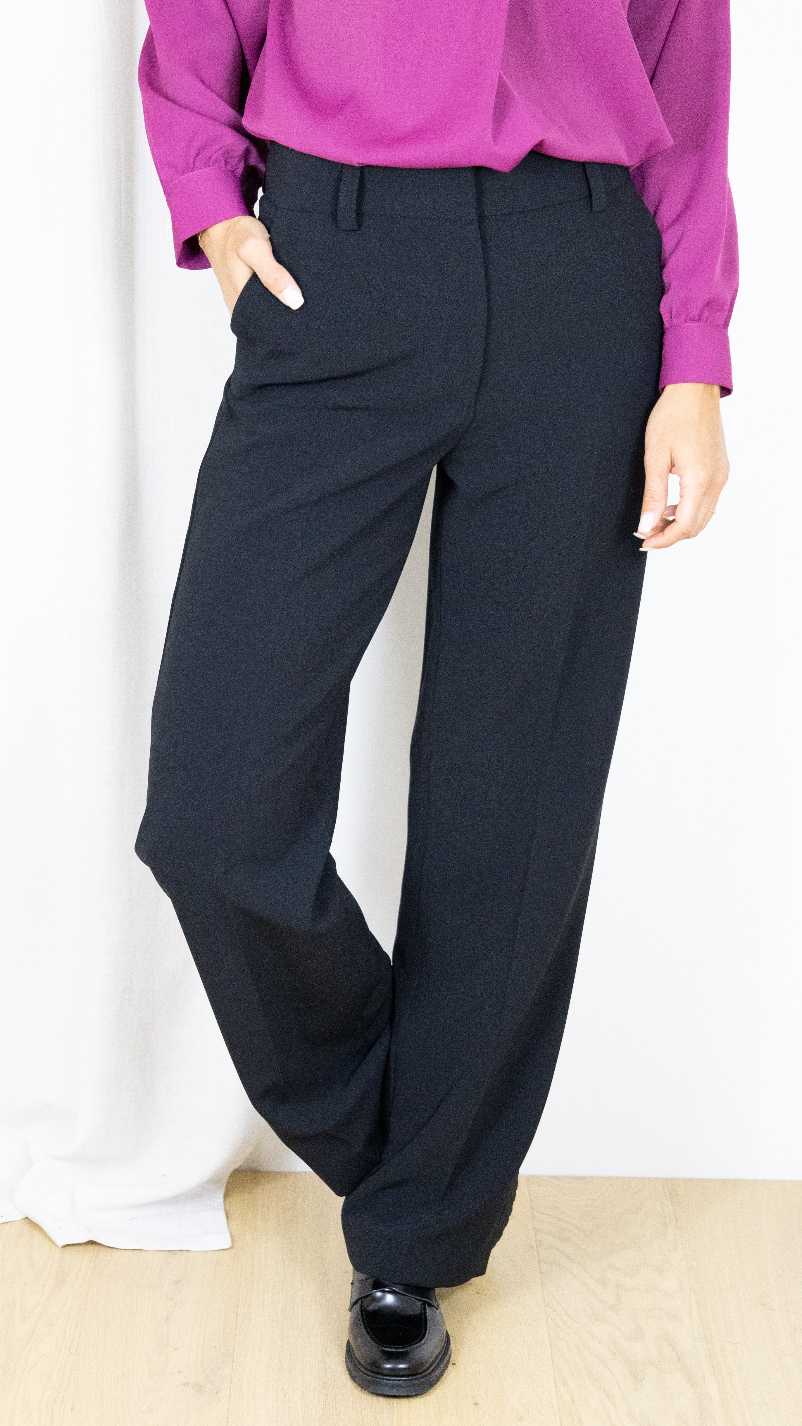 PANTALON FLUIDE NOIR GERARD DAREL EDWIDGE