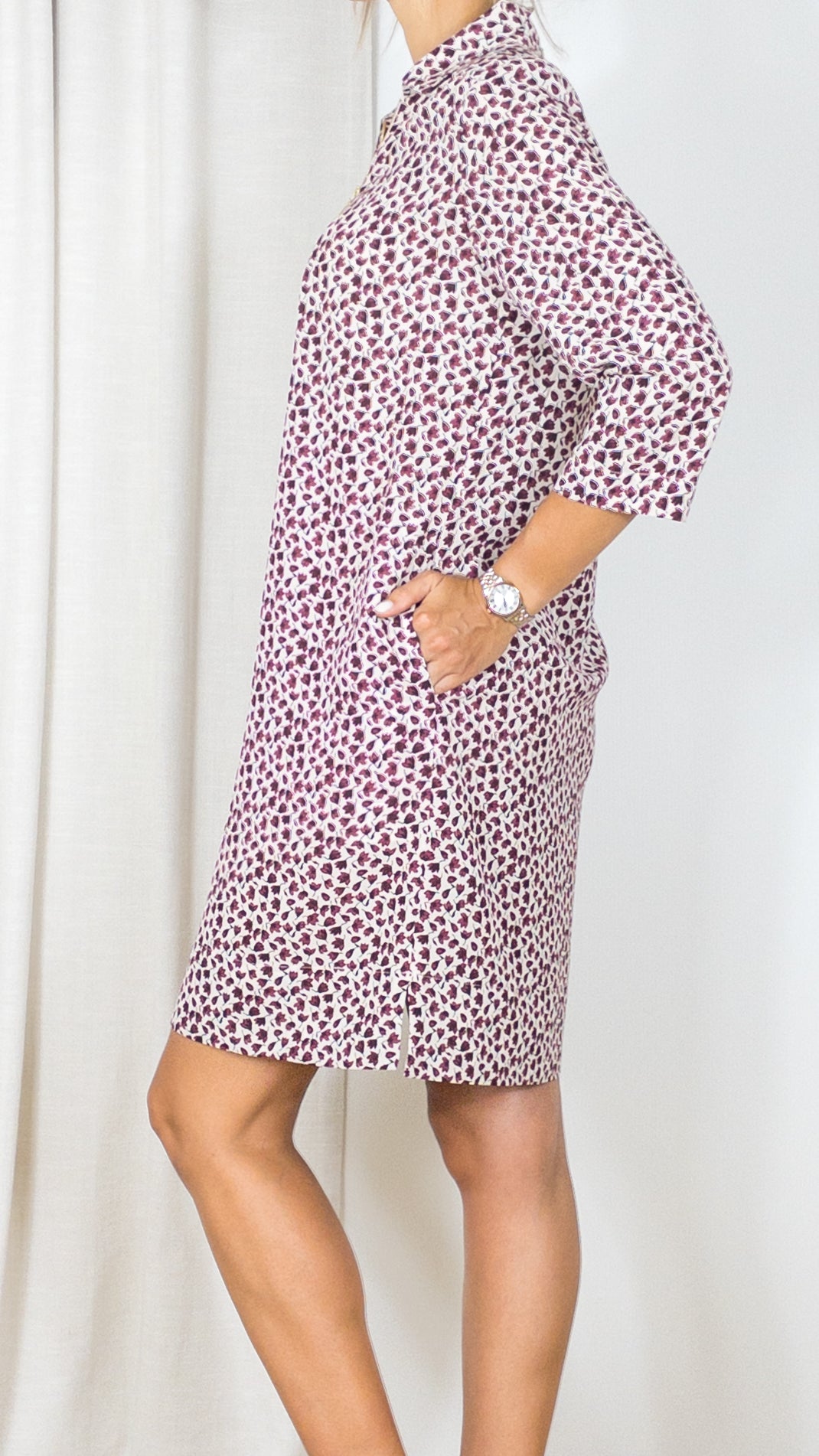 ROBE IMPRIMEE GERARD DAREL JORGIA FUSHIA