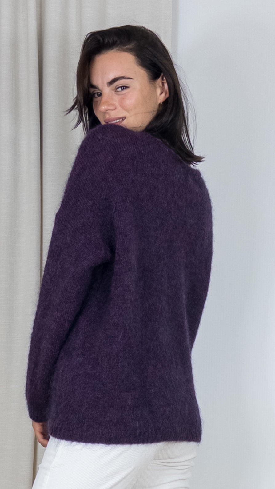 CARDIGAN DES PETITS HAUTS BEA BLUE BERRY