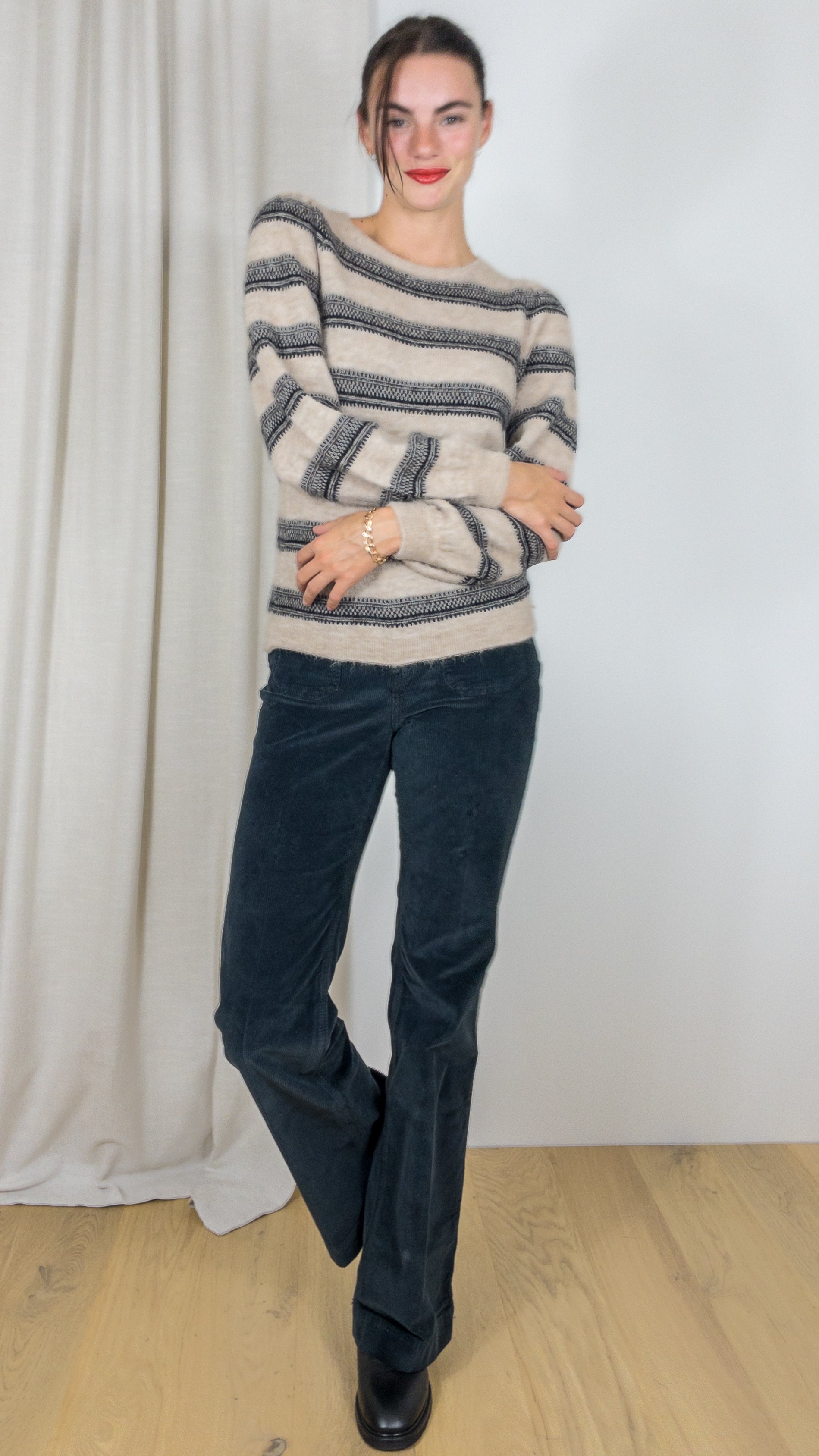 PULL RAYE LUREX ANGIE DES PETITS HAUTS PAVOT