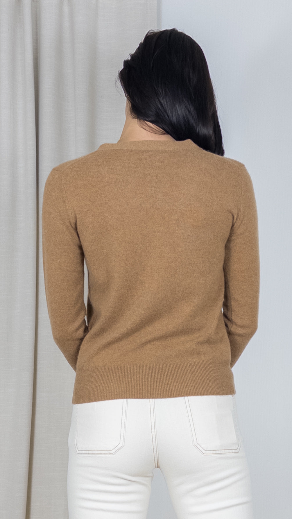 CARDIGAN EN CACHEMIRE WES23A06H ESTHEME CAMEL
