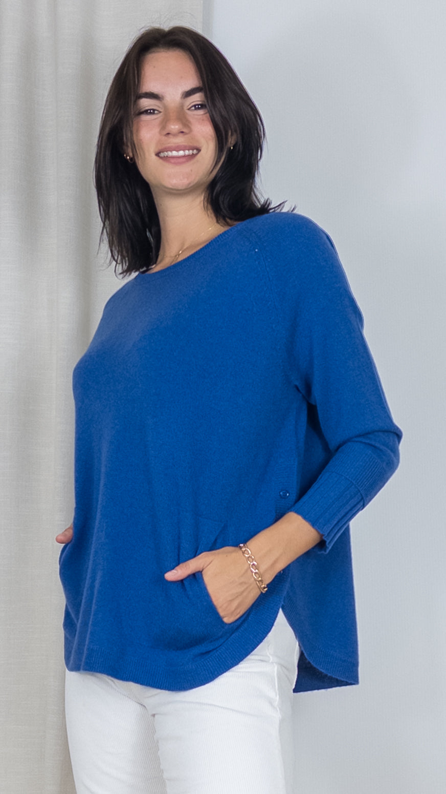 PULL ESTHEME WES2277H BLEU ELECTRIQUE