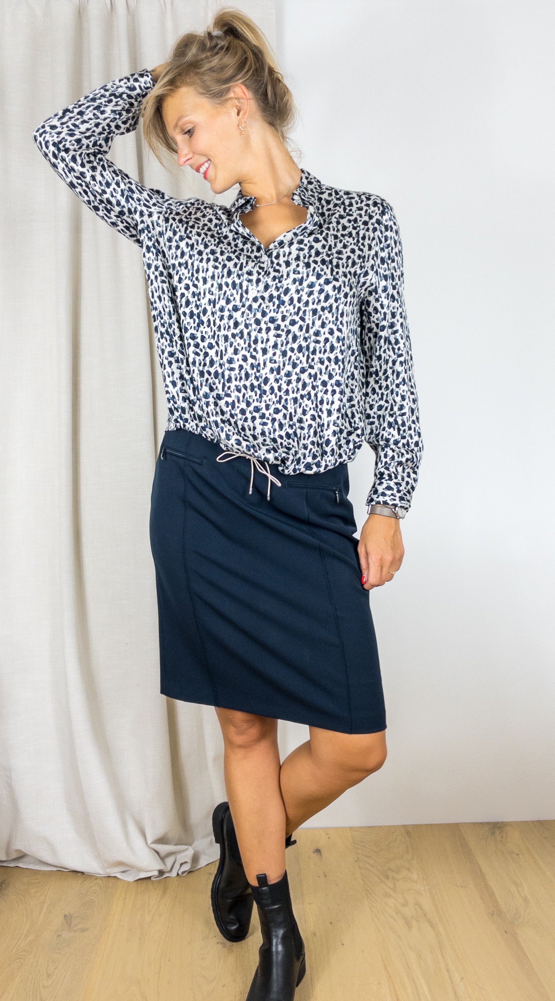 JUPE TONI ALICE BLUEBLACK