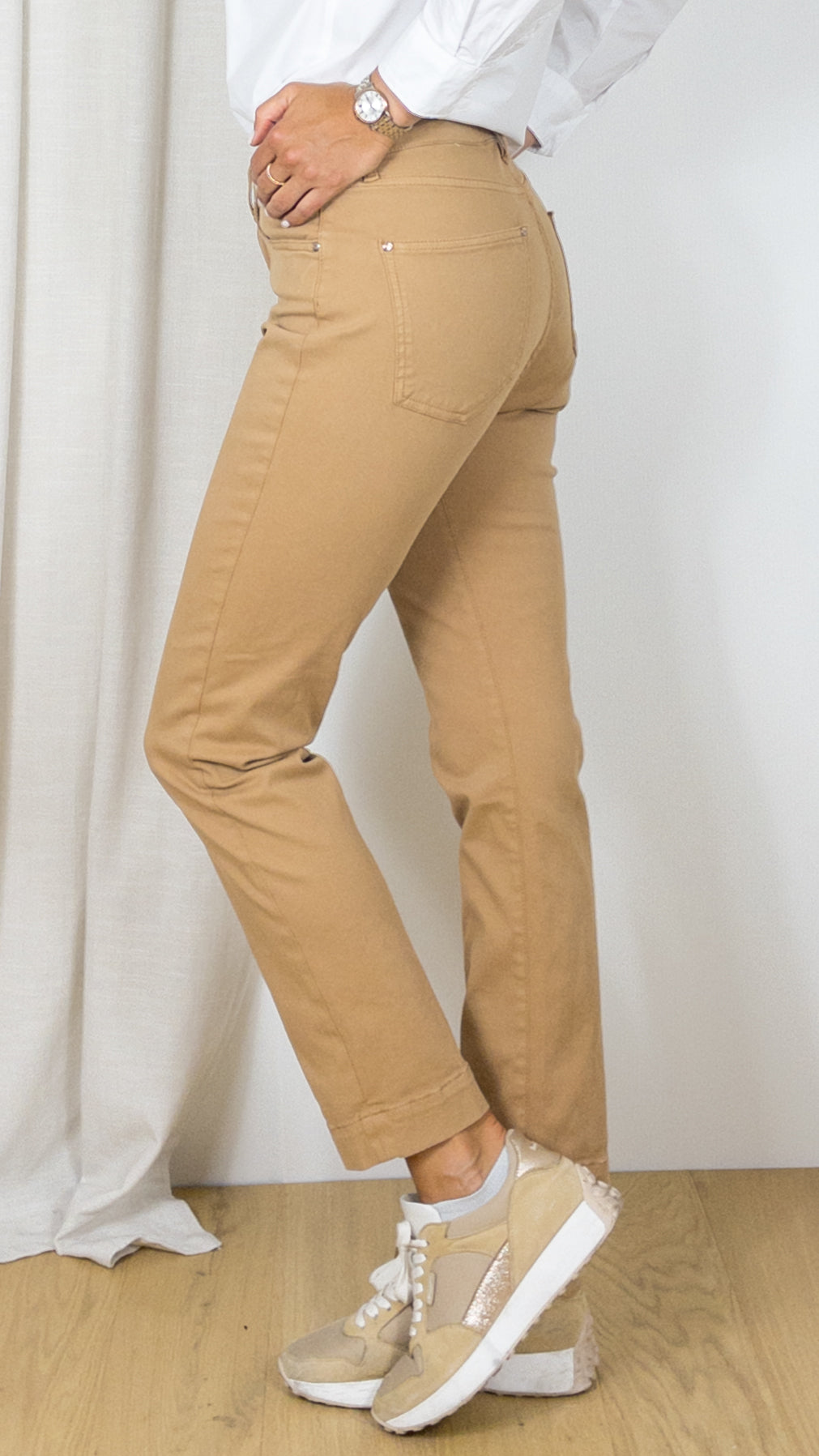 PANTALON MARIN DRILL PES ISLOW KRAFT CAMEL