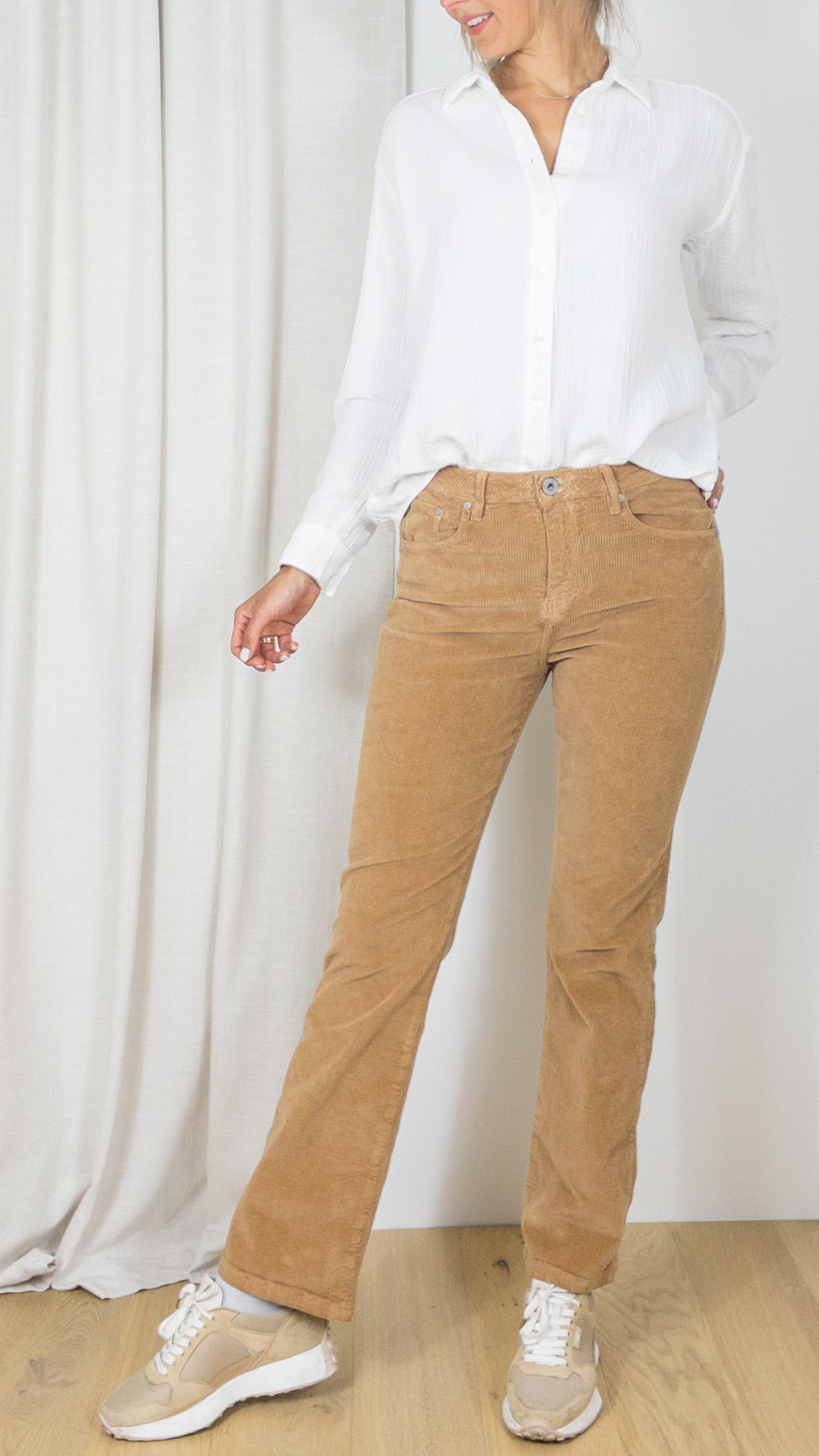 PANTALON JEFF ORIGINAL CORD LATTE CAMEL DENIM STUDIO