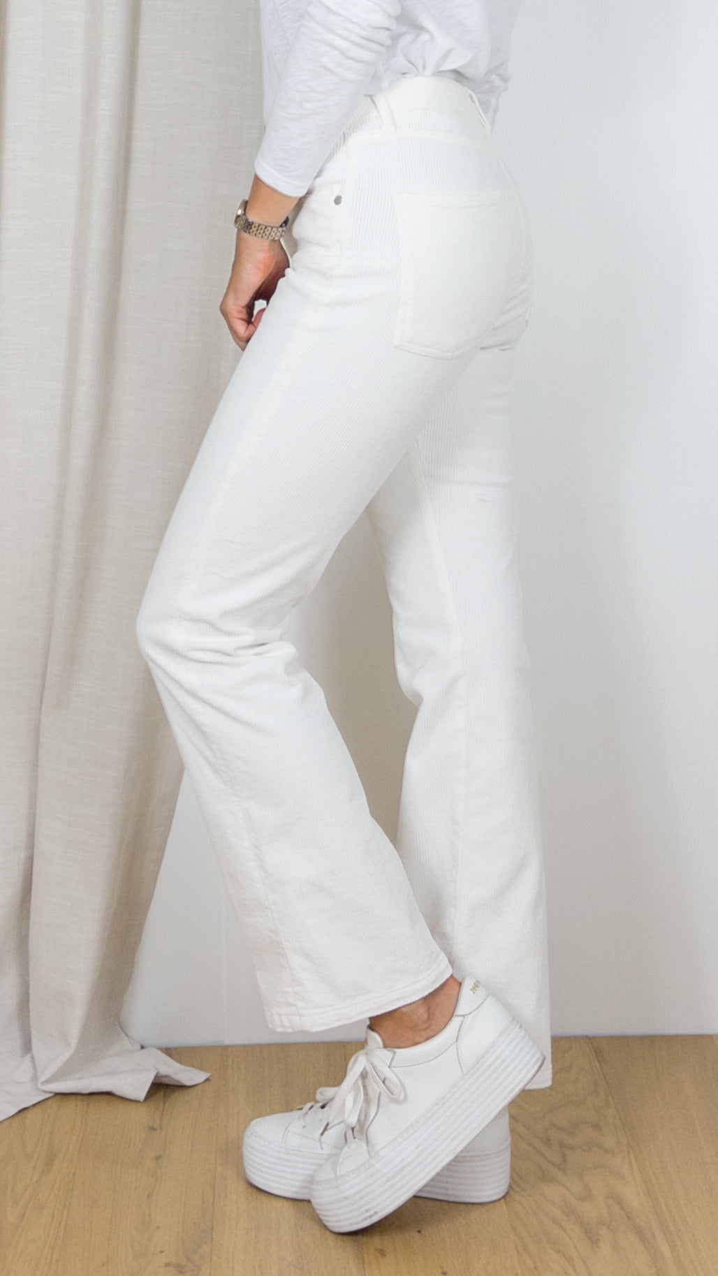 PANTALON JEFF ORIGINAL CORD ECRU DENIM STUDIO