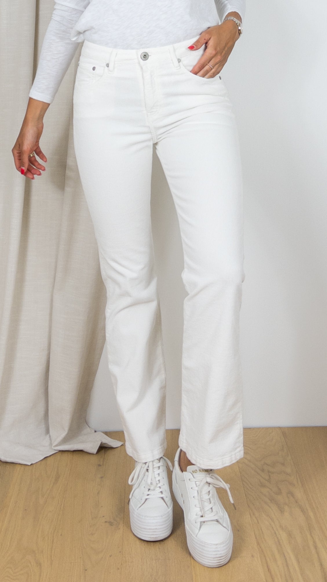 PANTALON JEFF ORIGINAL CORD ECRU DENIM STUDIO