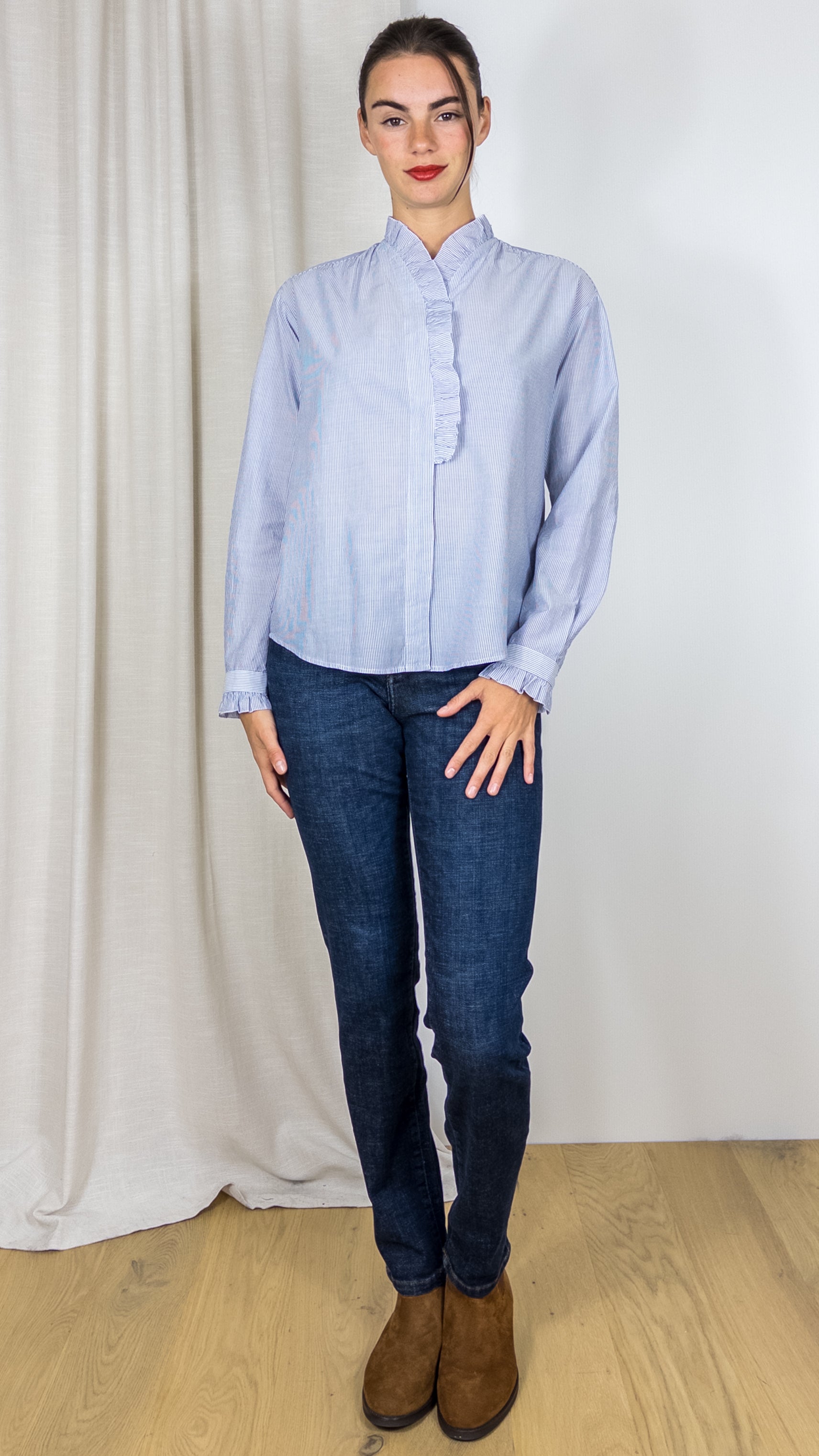 BLOUSE CARLOTTA HARTFORD BLUE