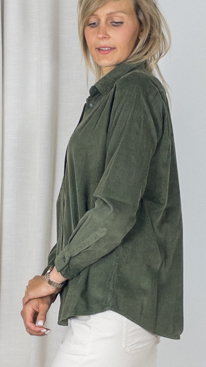 CHEMISE EN VELOURS COTELE CINEMA 603BAC HARTFORD ARMY
