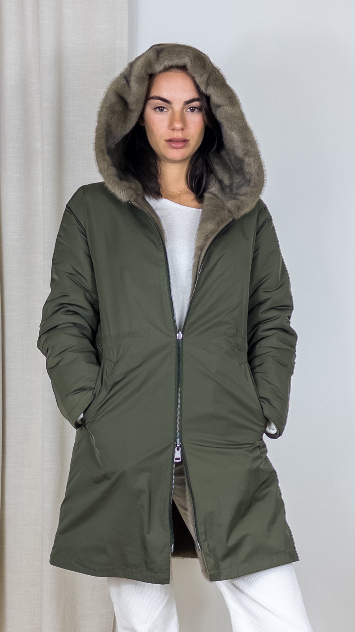 PARKA LOU ANDREA NC19420-8 KAKI