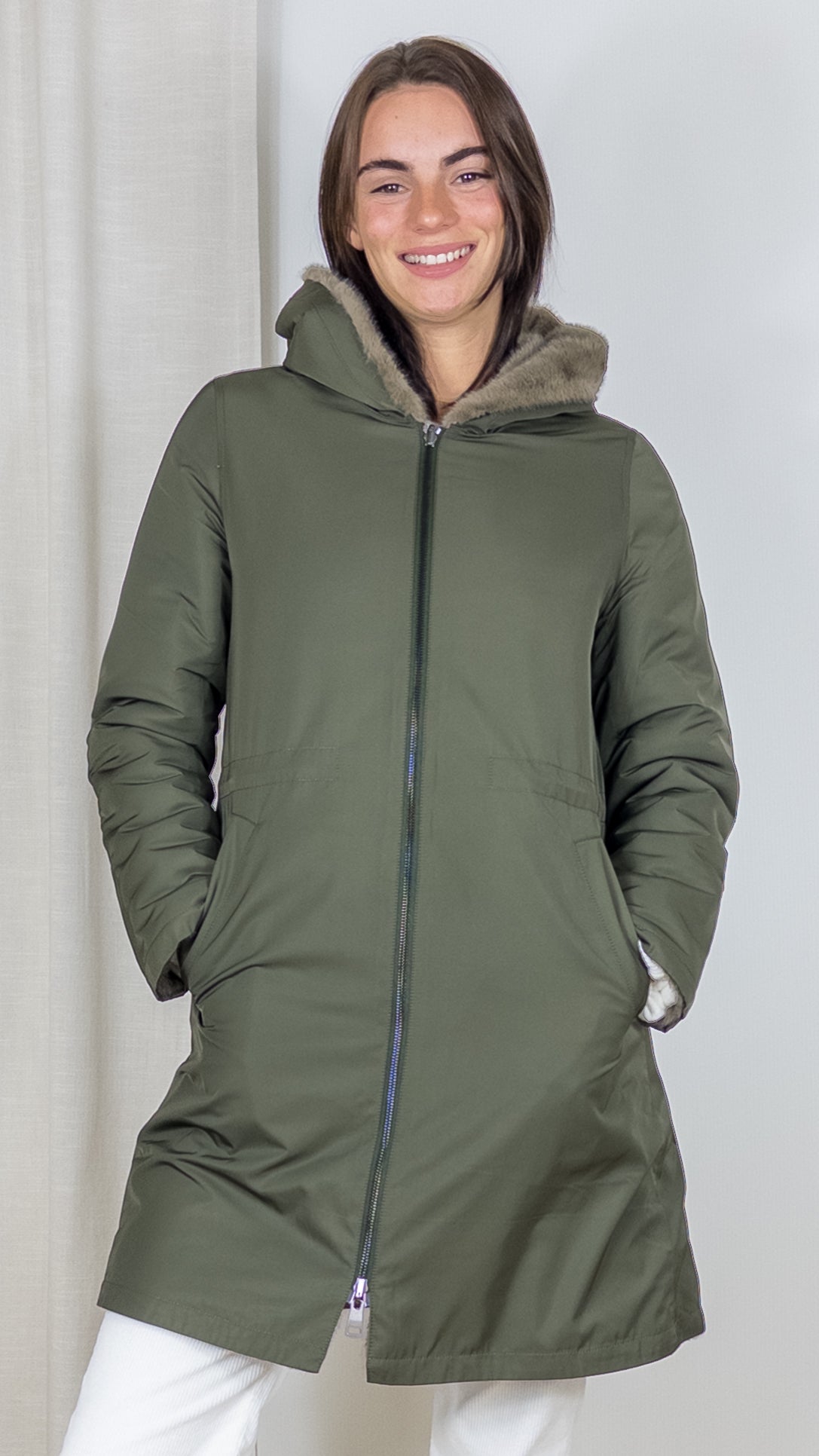 PARKA LOU ANDREA NC19420-8 KAKI