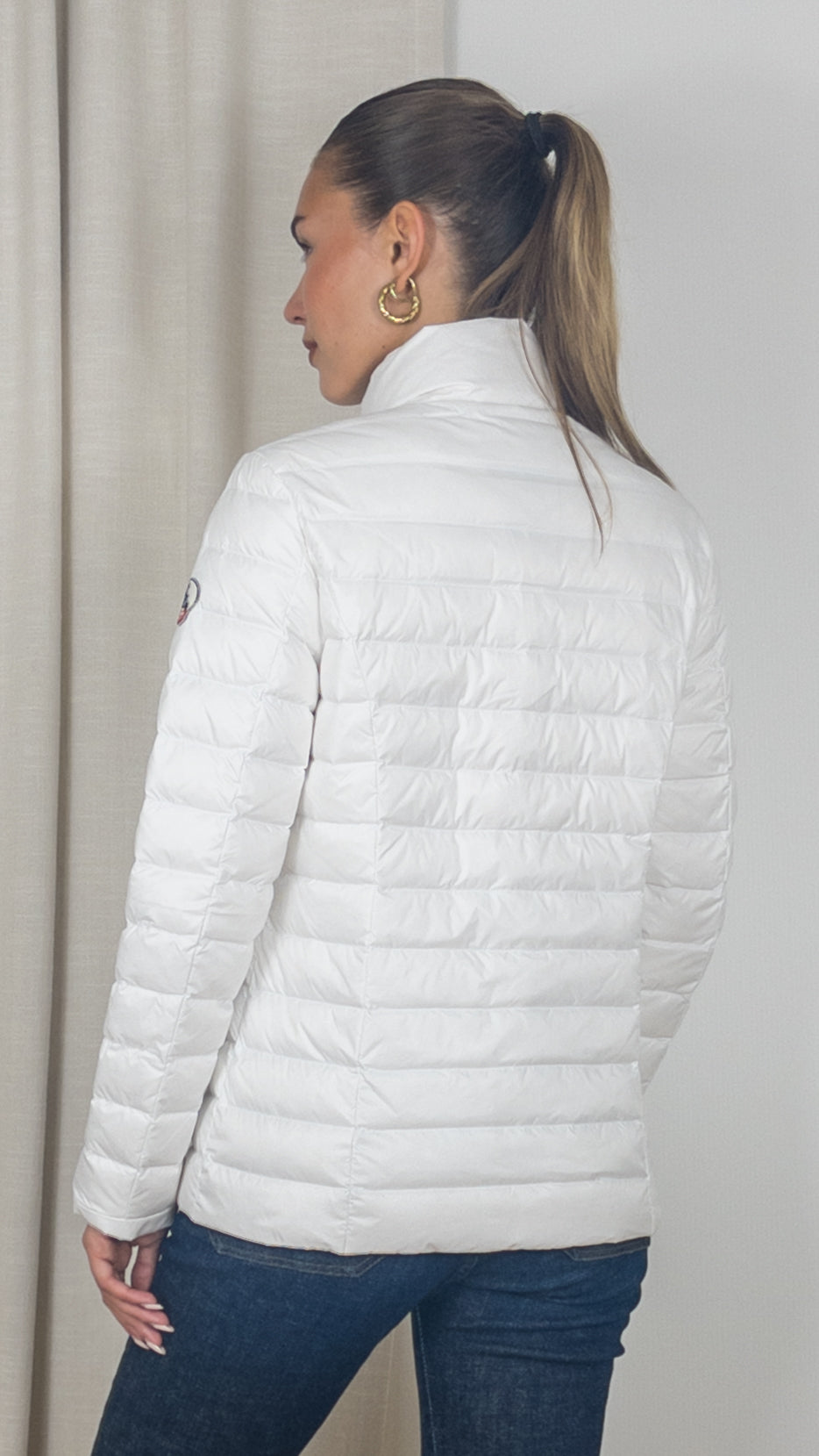 DOUDOUNE FINE JOTT CHA BLANC