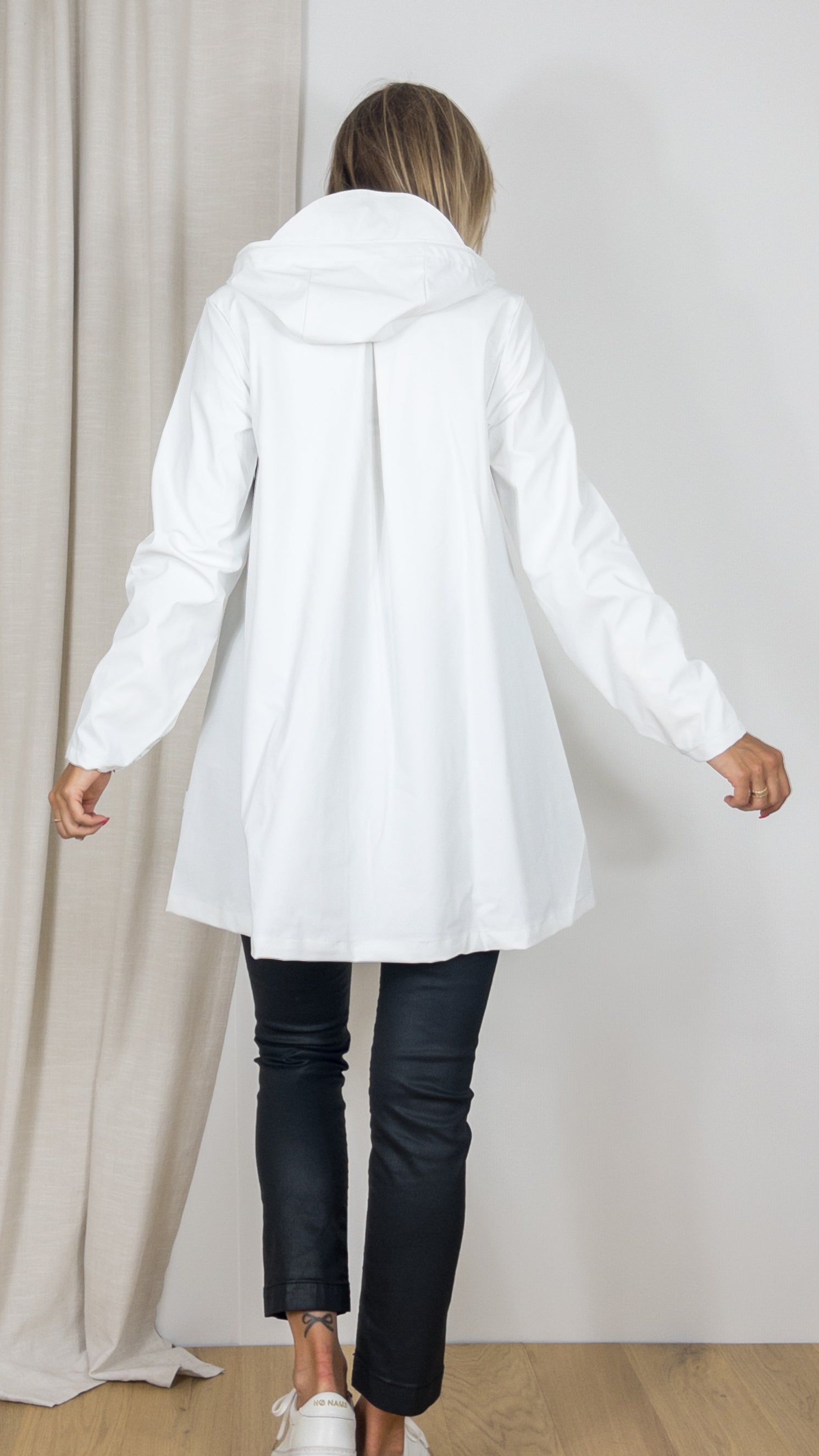 PARKA EVASEE RAINS 18050 A-LINE W JACKET POWDERPARKA EVASEE RAINS 18050 A-LINE W JACKET POWDER