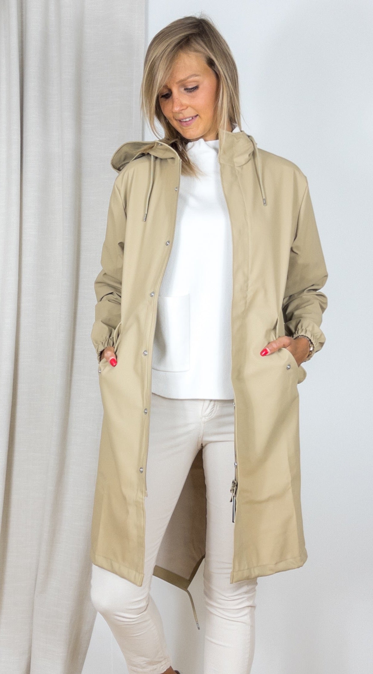 PARKA RAINS 18140 FISHTAIL PARKA SAND