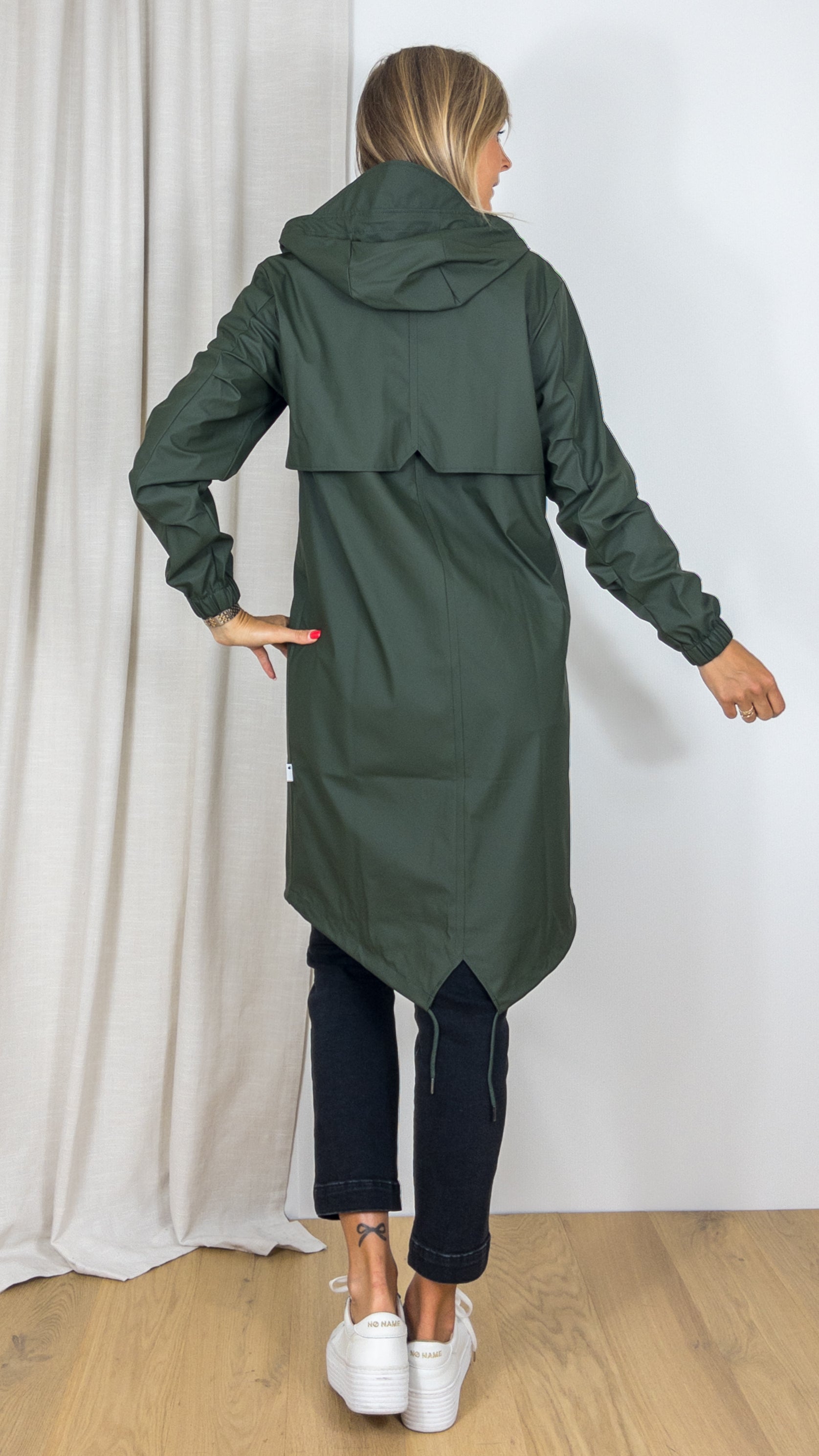PARKA RAINS 18140 FISHTAIL PARKA GREEN