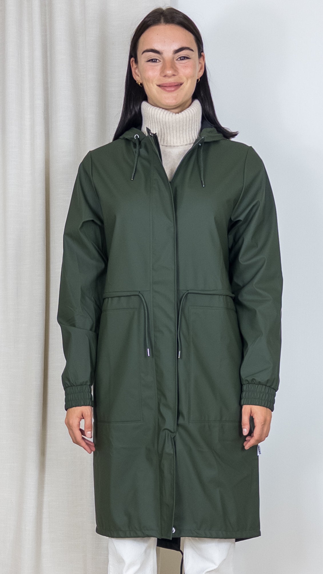 PARKA LONGUE STRING 18550 GREEN RAINS