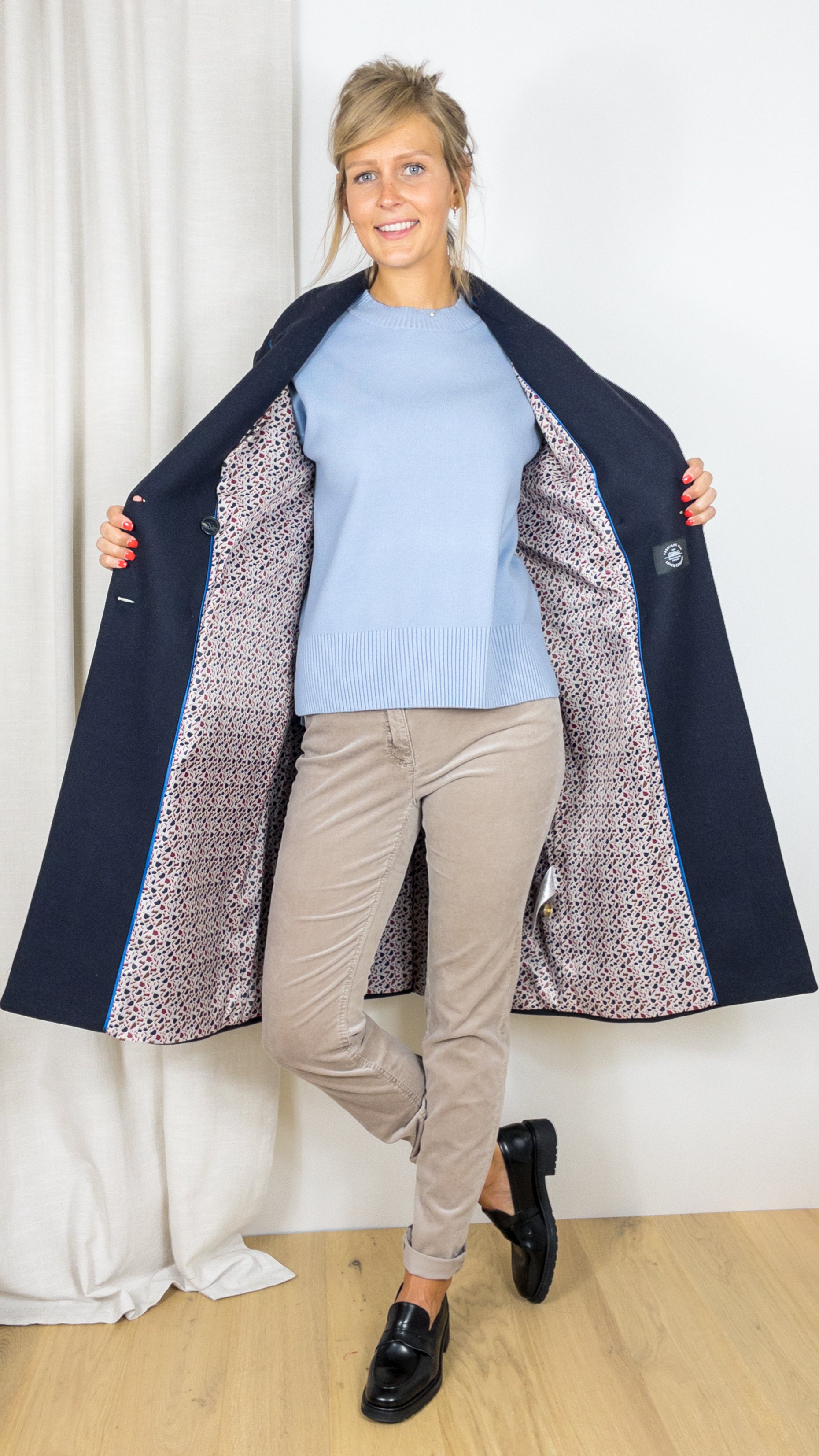 MANTEAU TRENCH AND COAT GALAN MARINE