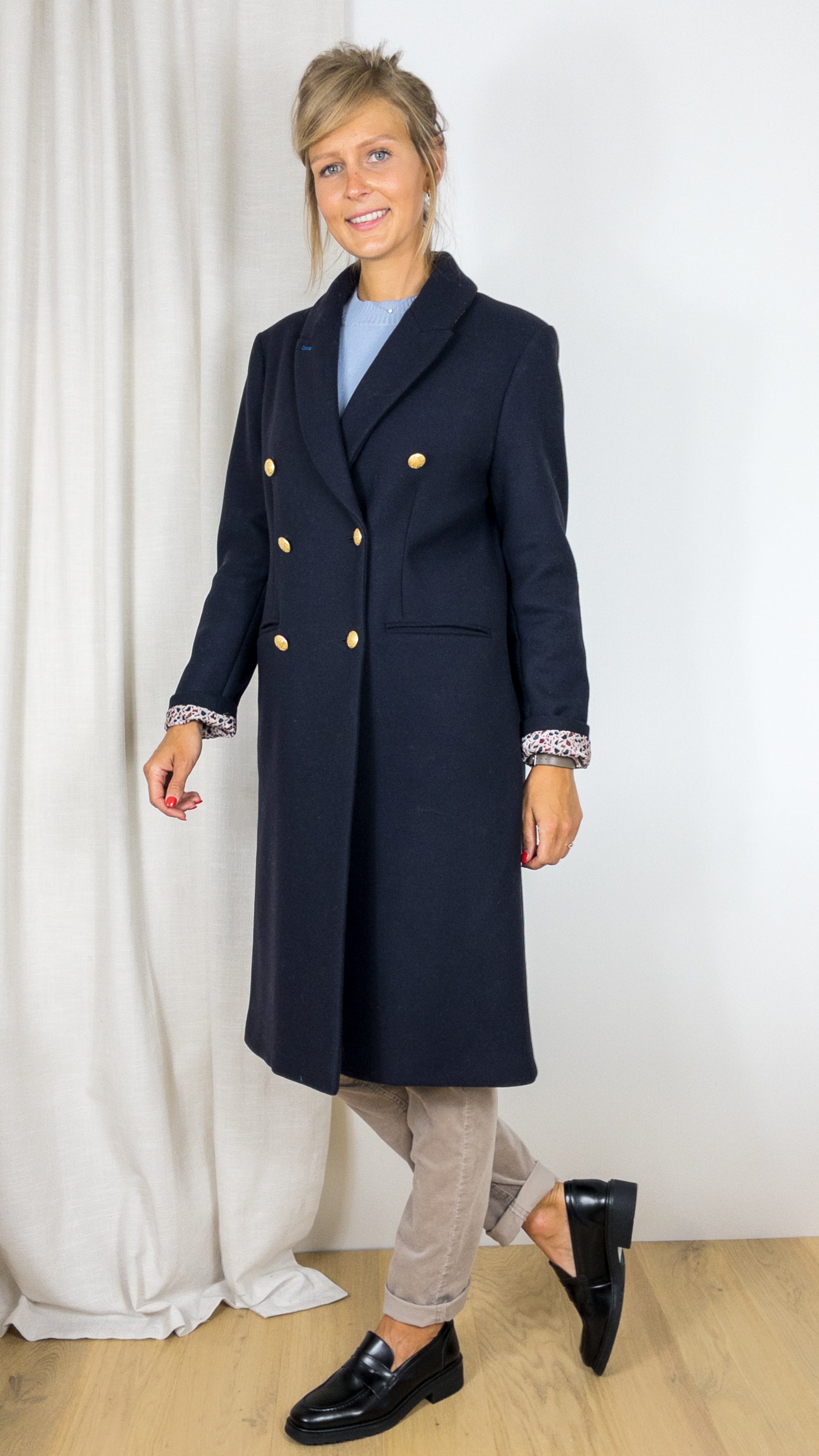 MANTEAU TRENCH AND COAT GALAN MARINE