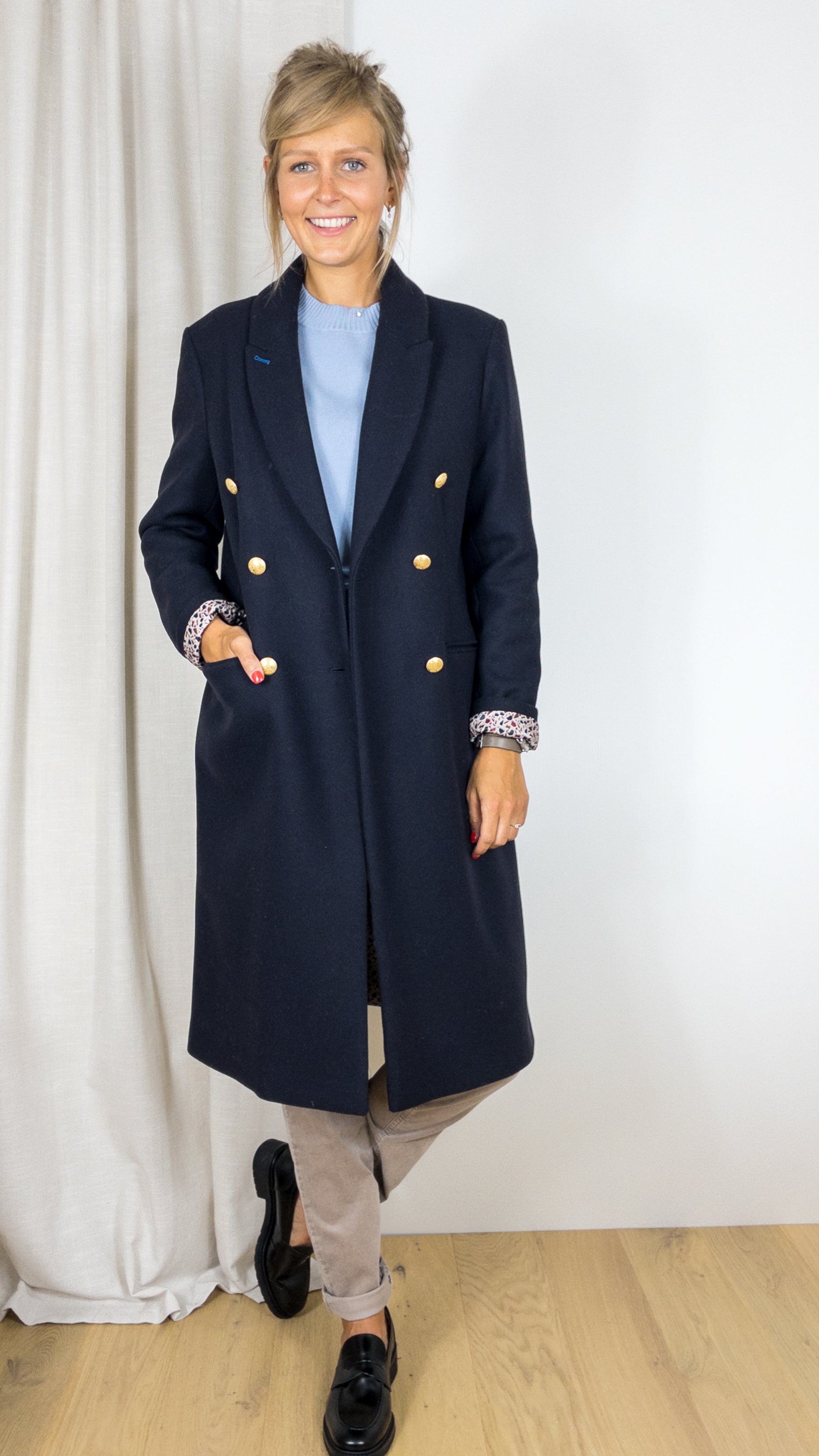 MANTEAU TRENCH AND COAT GALAN MARINE