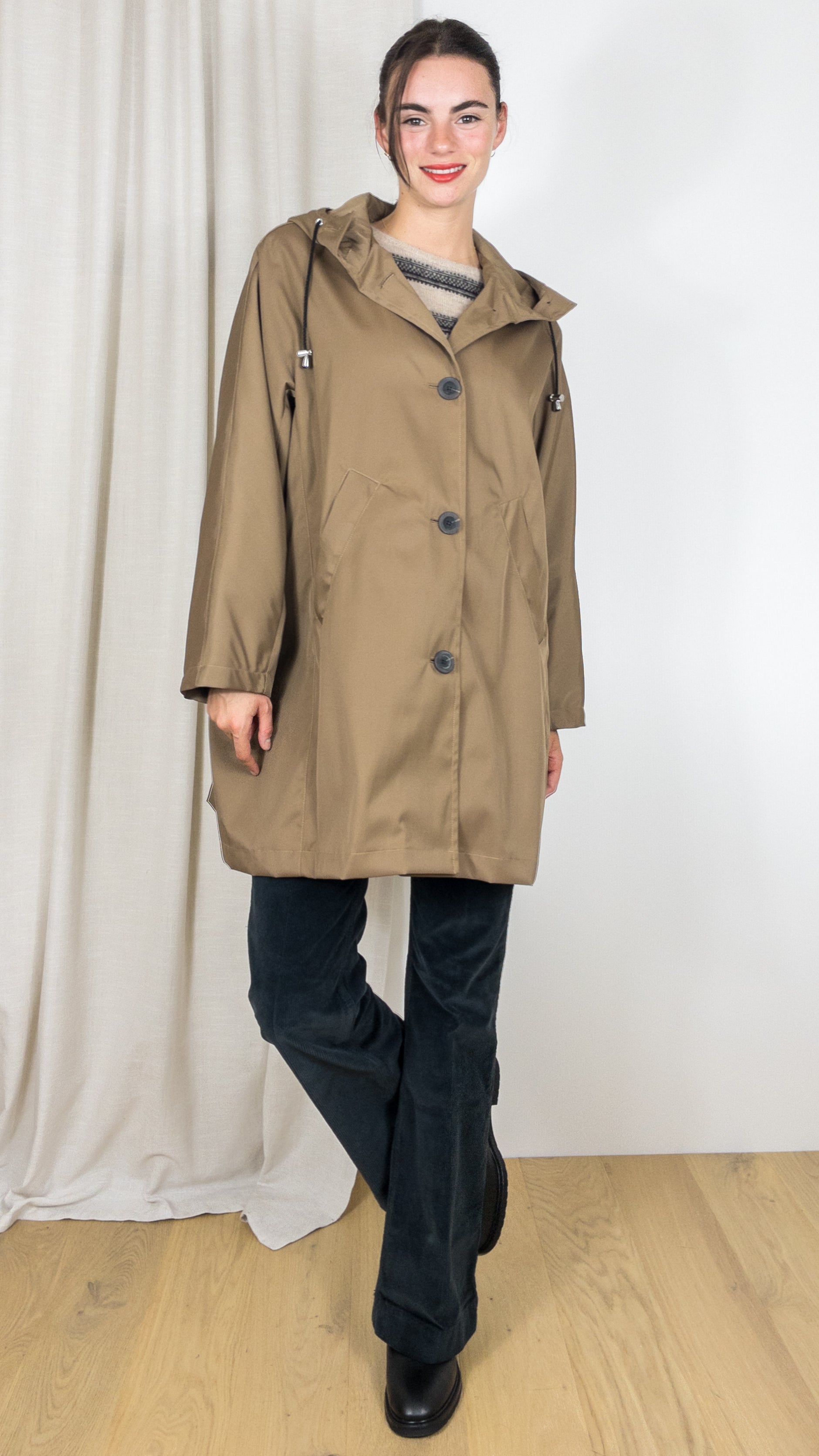 PARKA OVEERSIZE VALENTINE PRET POUR PARTIR CARAMEL