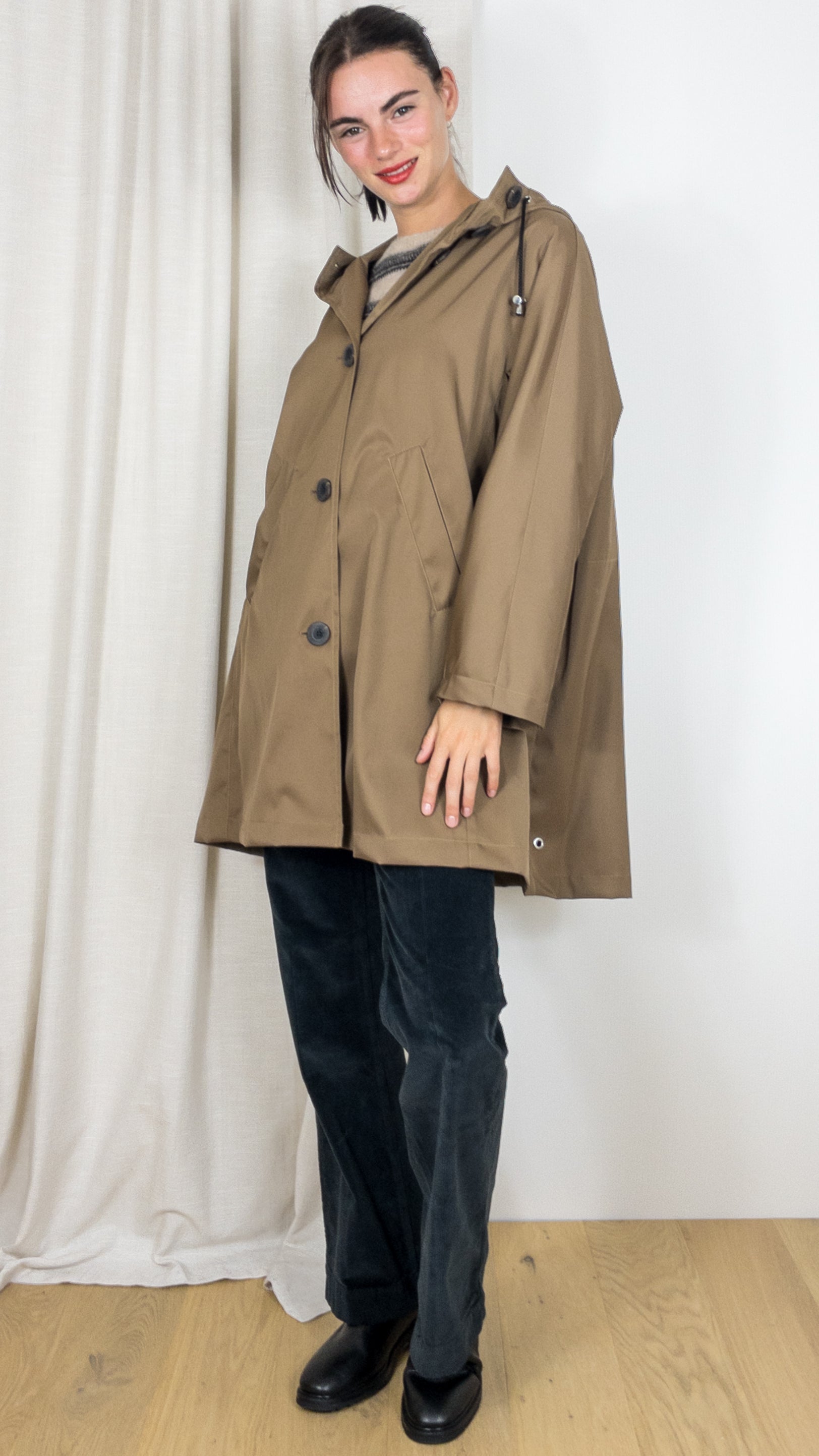 PARKA OVEERSIZE VALENTINE PRET POUR PARTIR CARAMEL