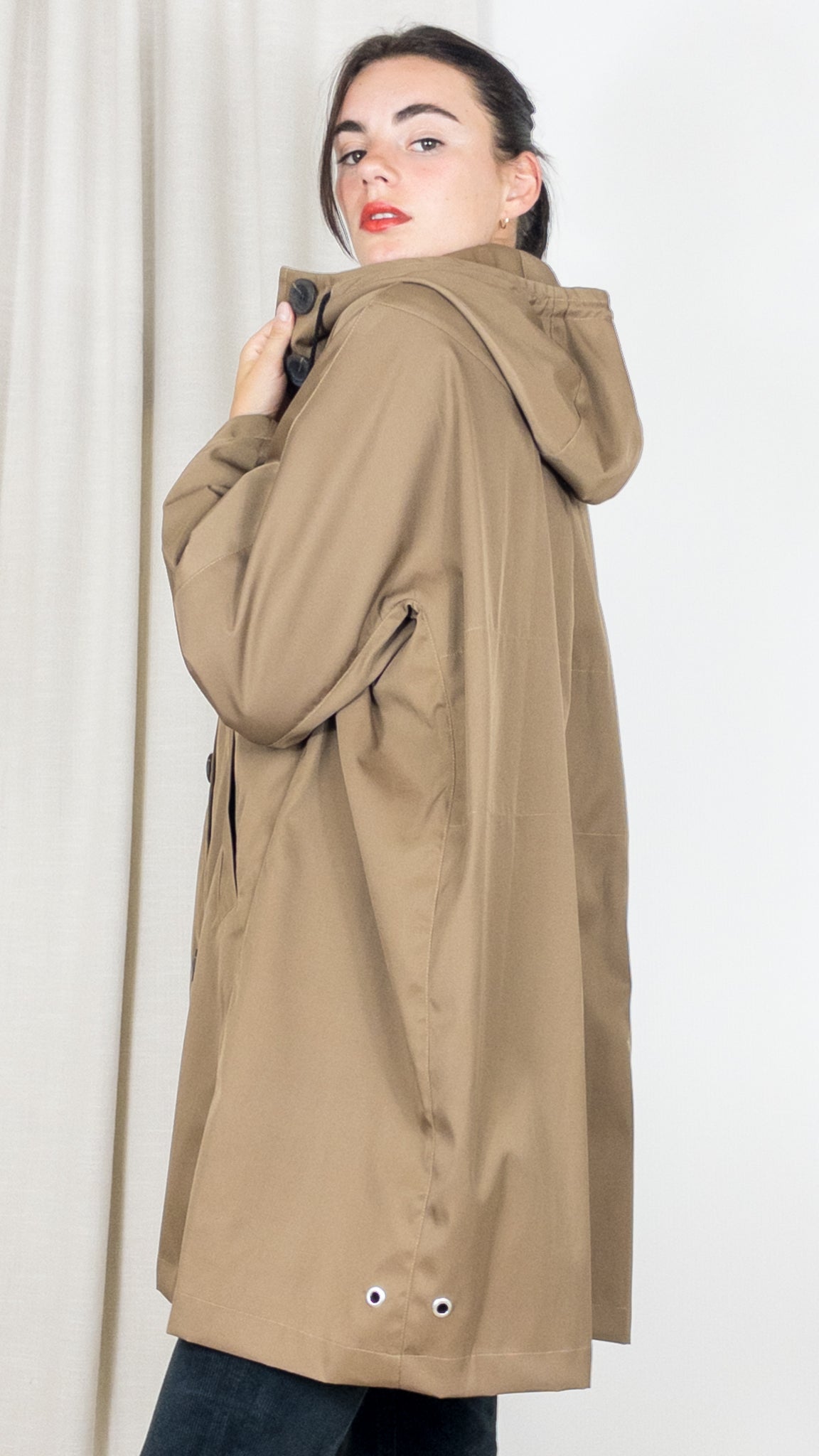 PARKA OVEERSIZE VALENTINE PRET POUR PARTIR CARAMEL