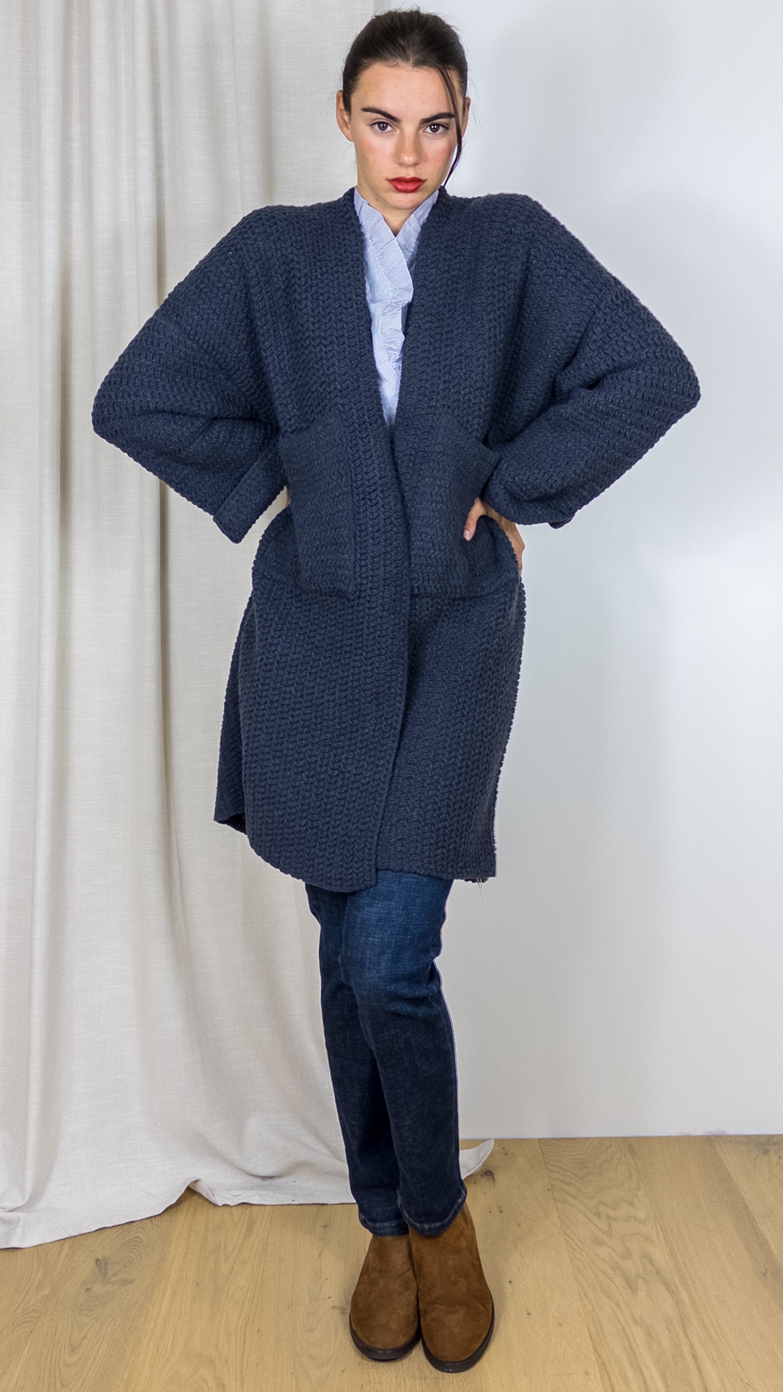 GILET 65411 VOUS GRIS FONCE