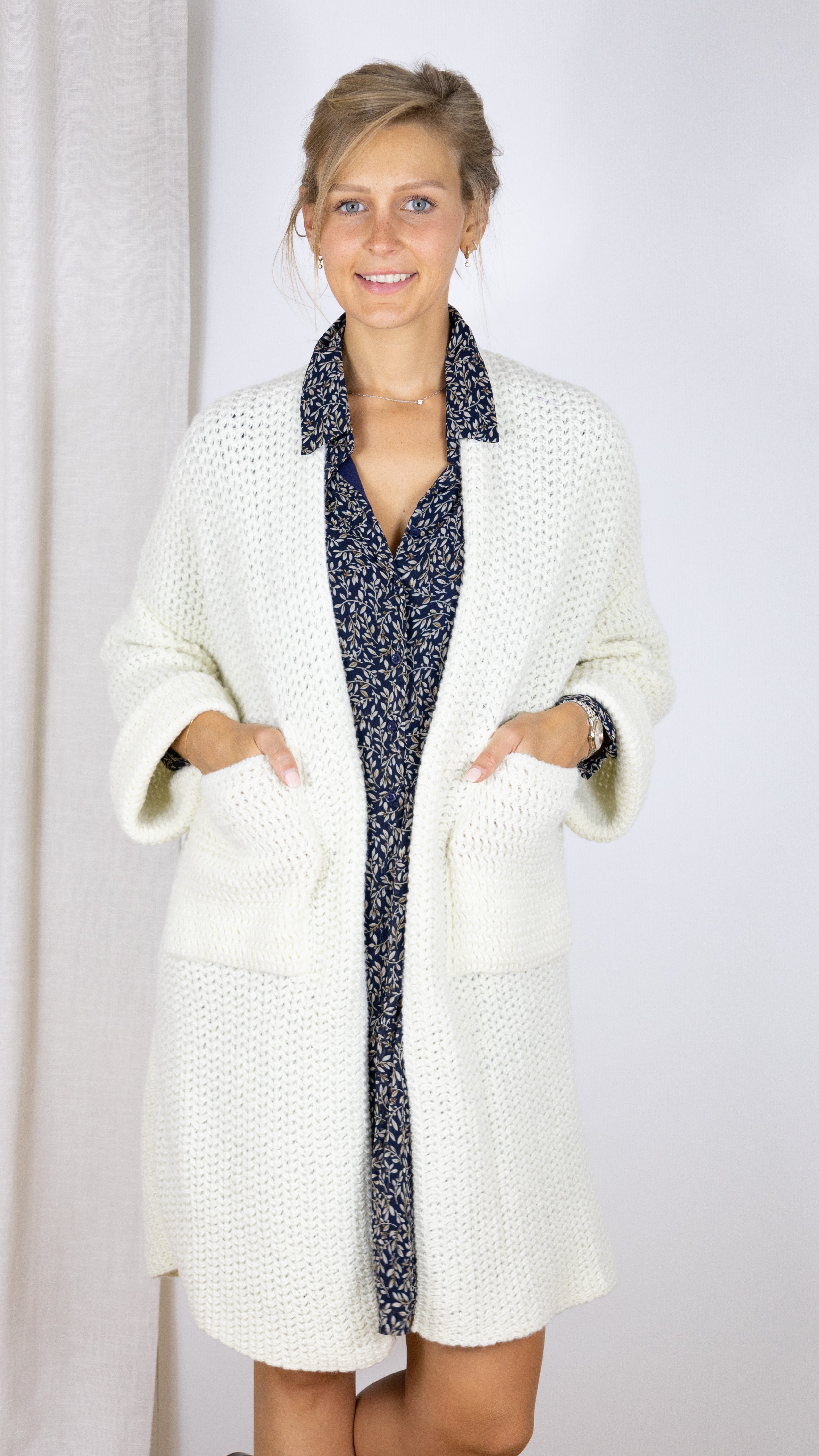 GILET 65411 VOUS ECRU