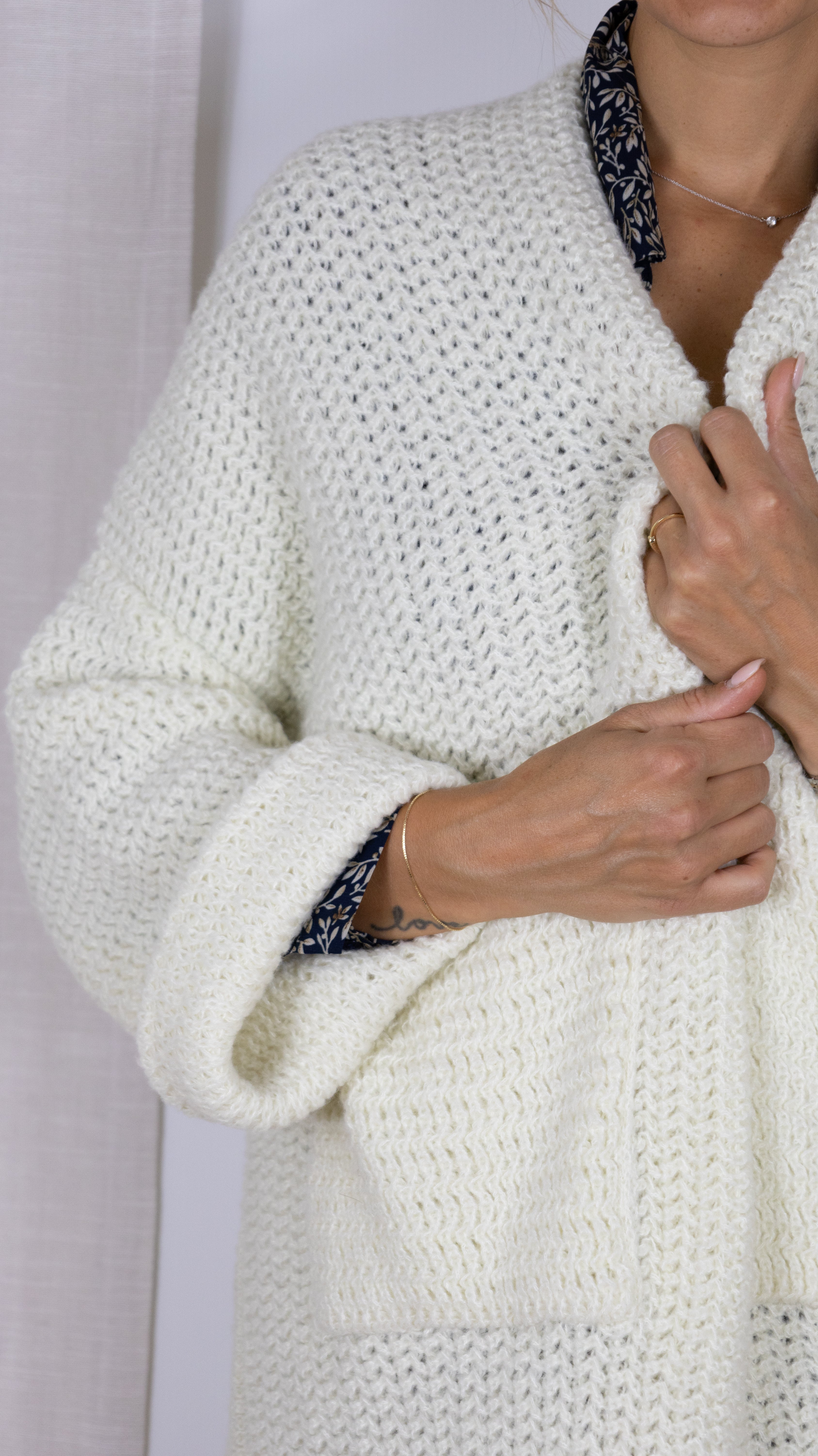 GILET 65411 VOUS ECRU