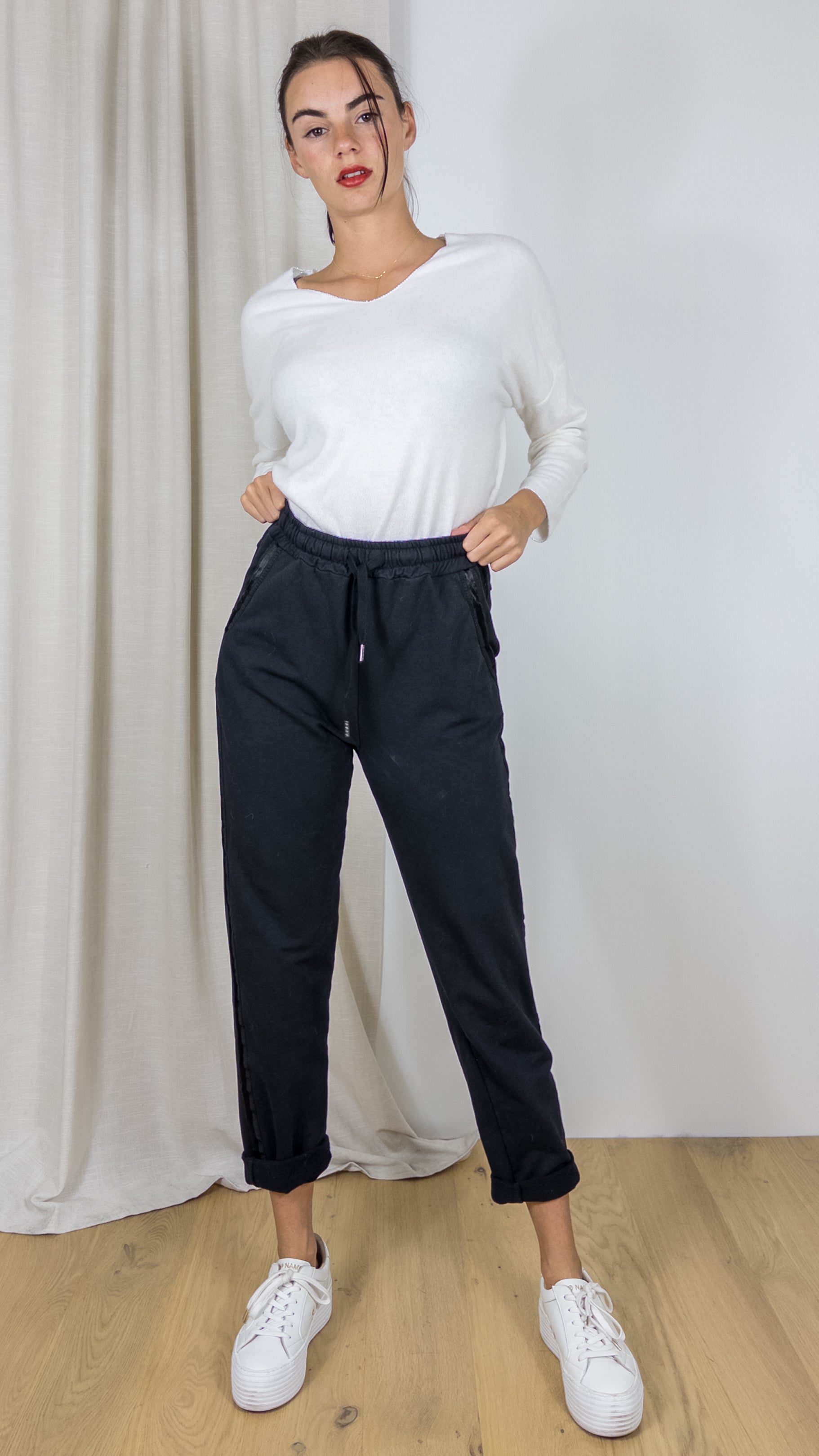 JOGGING STUDIO PARISIEN 823312 NOIR