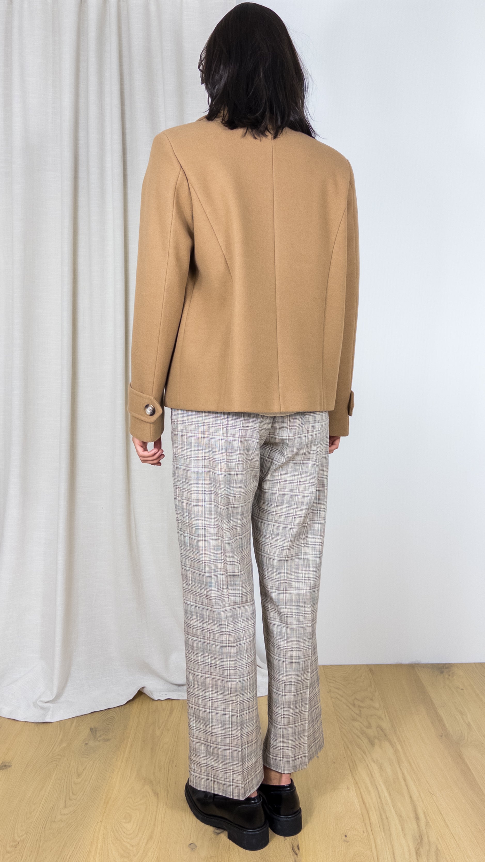 CABAN CROISE STUDIO PARISIEN 5425 CAMEL