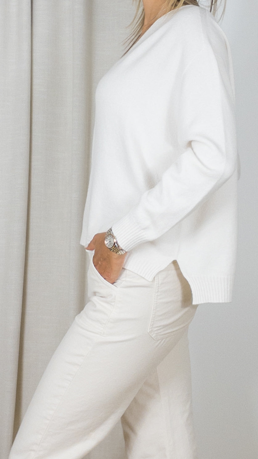 PULL OVERSIZE ALEXANDRE LAURENT C8784 ECRU